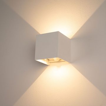 s.luce Wandleuchte LED Wandlampe Ixa mit Bewegungsmelder Kupfer, Warmweiß