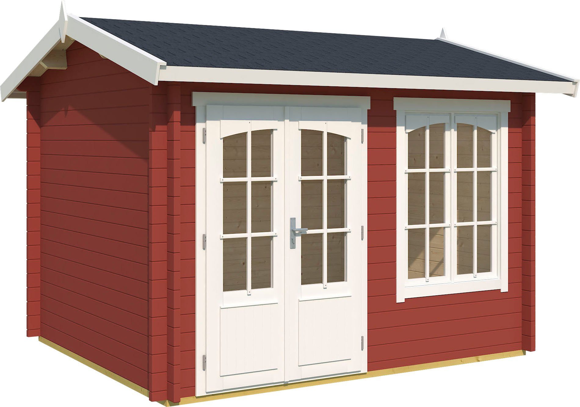 LASITA MAJA Gartenhaus Alex, BxT: 340x308 cm, (Set, inkl. Fussbodenbretter zum verlegen)