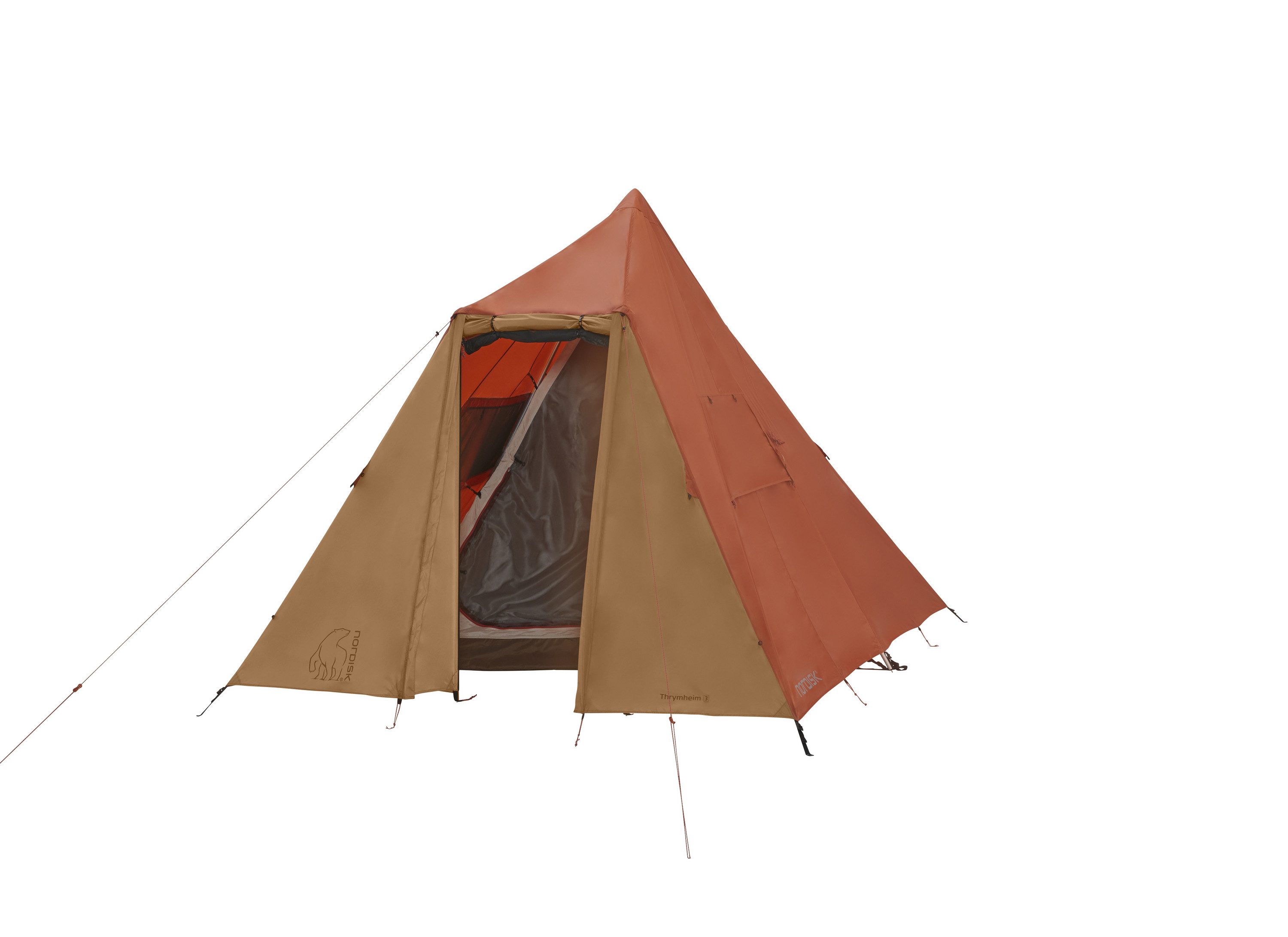 Nordisk Gruppenzelt THRYMHEIM 3 SQUARE TIPI, Personen: 3 (1 tlg)
