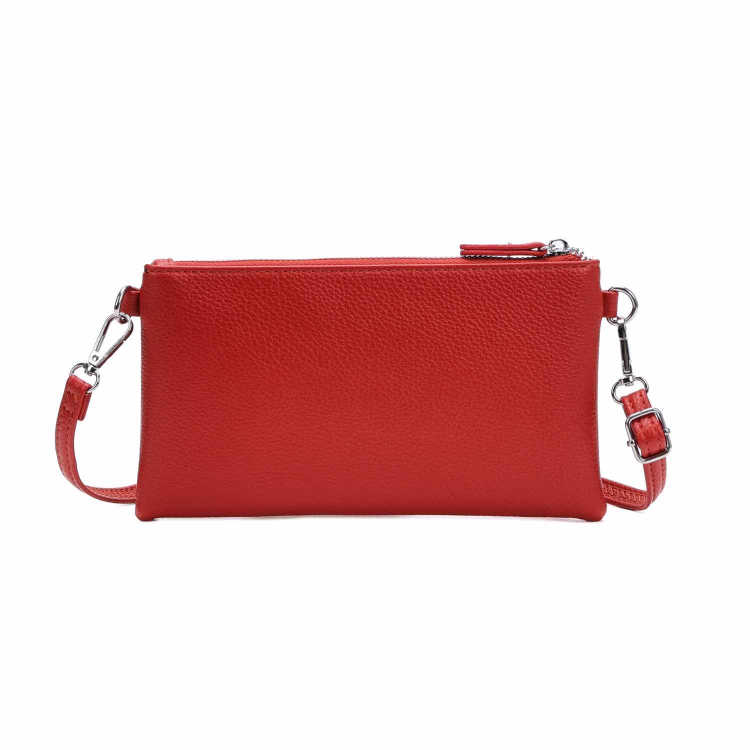 ITALYSHOP24 Geldbörse Damen Tasche Handytasche Umhängetasche CrossBody Kartenetui Crossover, Wallet Bodybag Portemonnaie Cross Bag Schmucktasche Brieftasche Clutch
