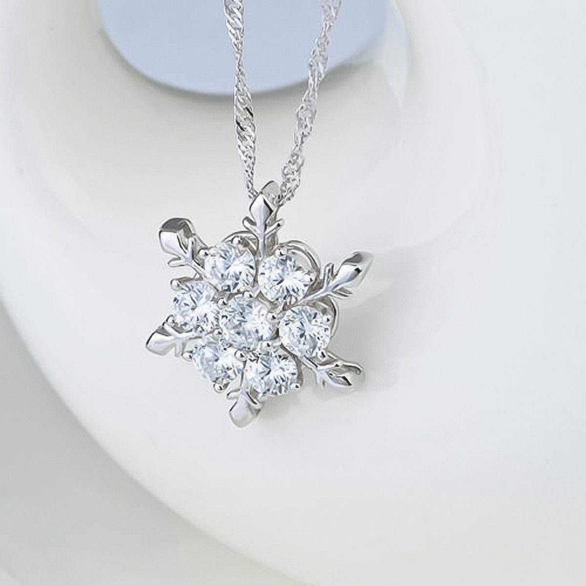 Schmuck-Elfe Kette mit Anhänger Schneeflocke, 925 Sterling Silber günstig online kaufen