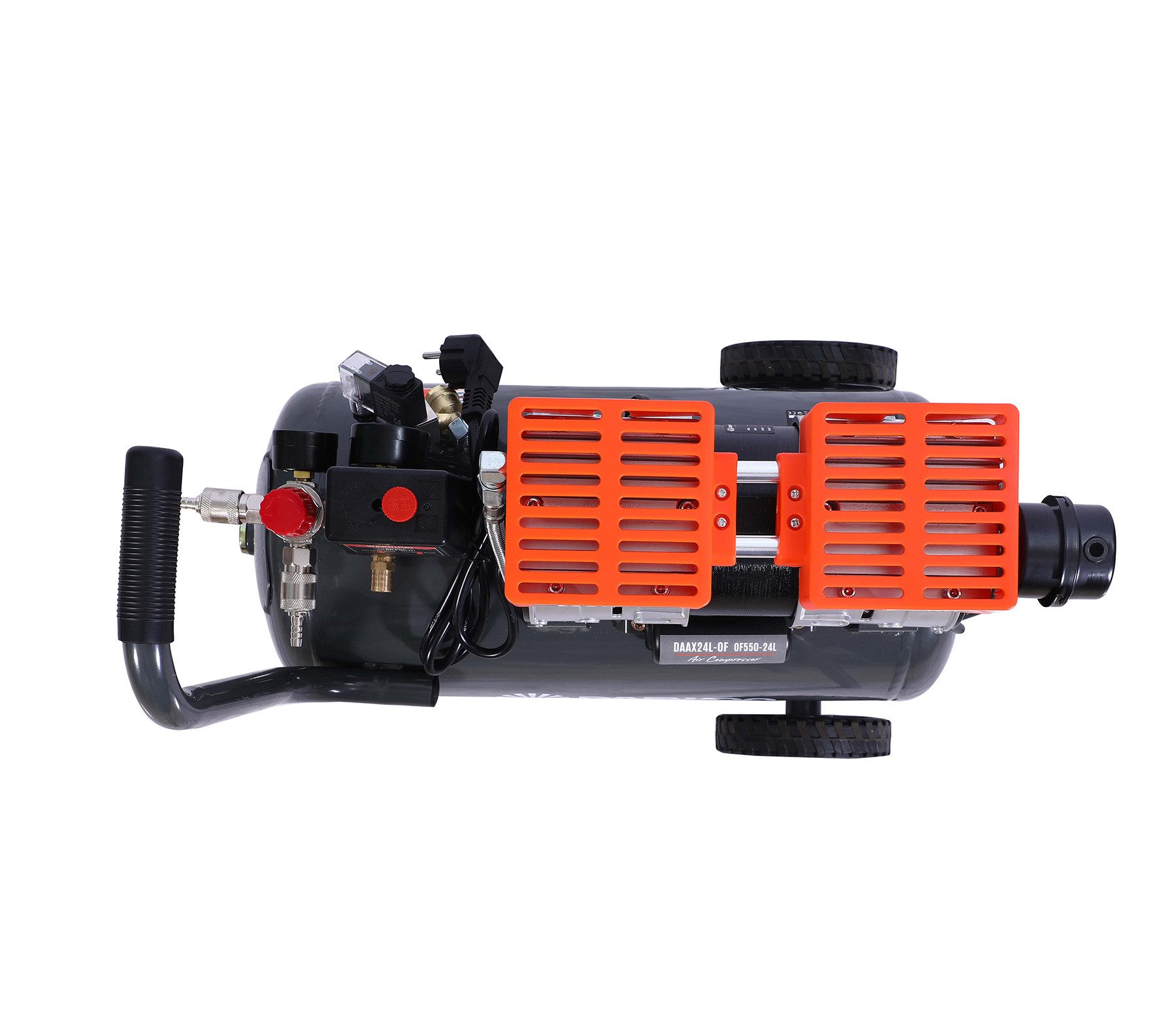 Daewoo Power Products Kompressor DAEWOO Ölfreier lautloser Kompressor 24L DAAX24L, max. 8 bar, ölfrei und lautlos