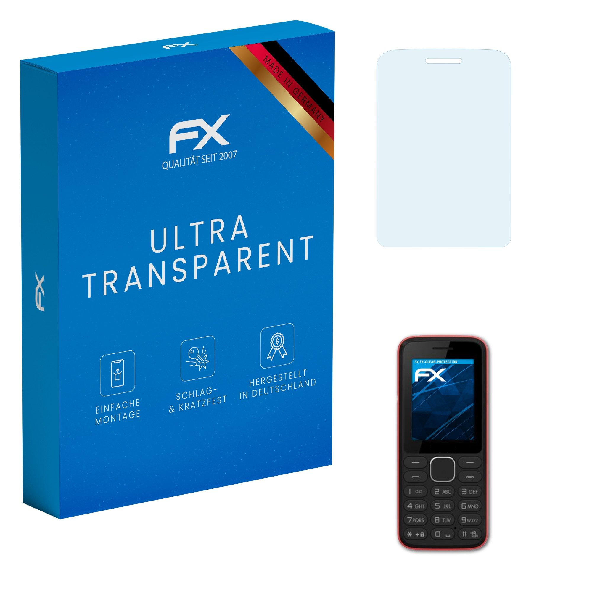 Schutzfolie Displayschutz für Wiko Lubi 4