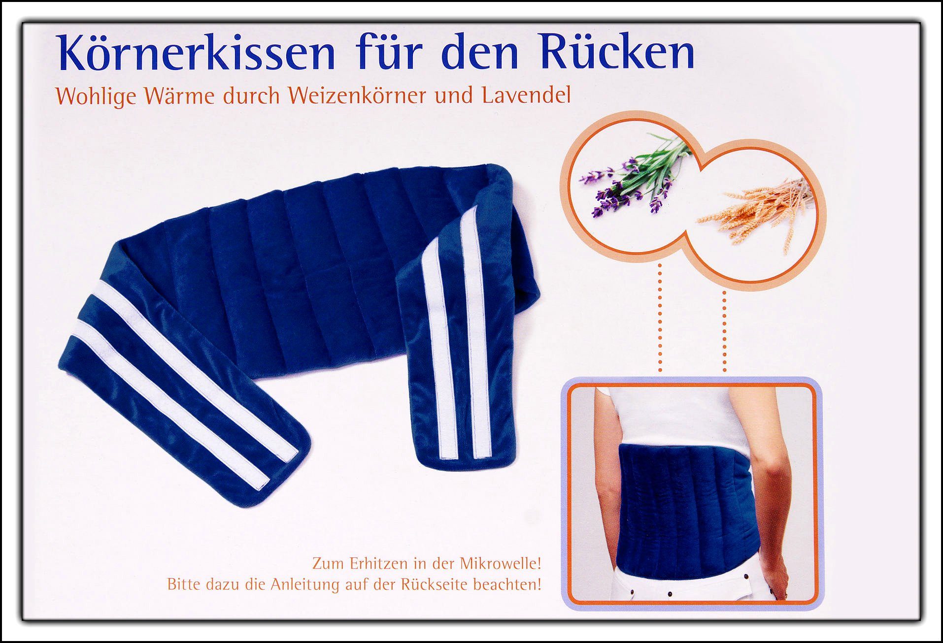 zeigen Sie anmutige Würde Spetebo Wärmekissen XXL Körnerkissen Mikrowelle für Umbinden Rücken die (Packung, 1-tlg), - + zum 130 cm, Wärmekissen Lavendel