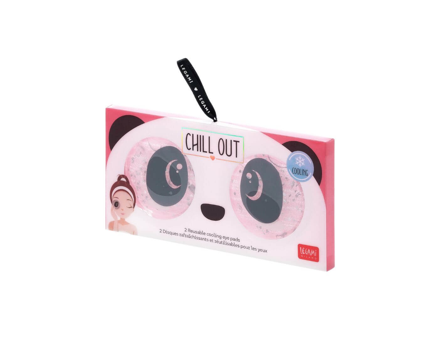Legami Kindertattoo Erfrischende Augenpads - Chill Out Panda