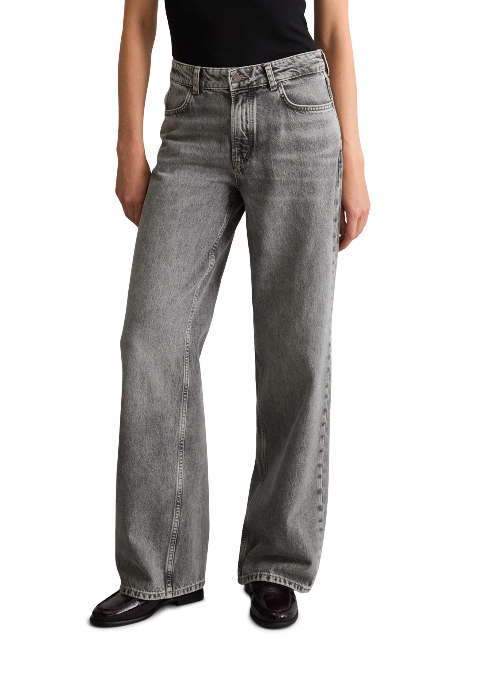 Marc O'Polo DENIM Weite Jeans aus reiner Bio-Baumwolle