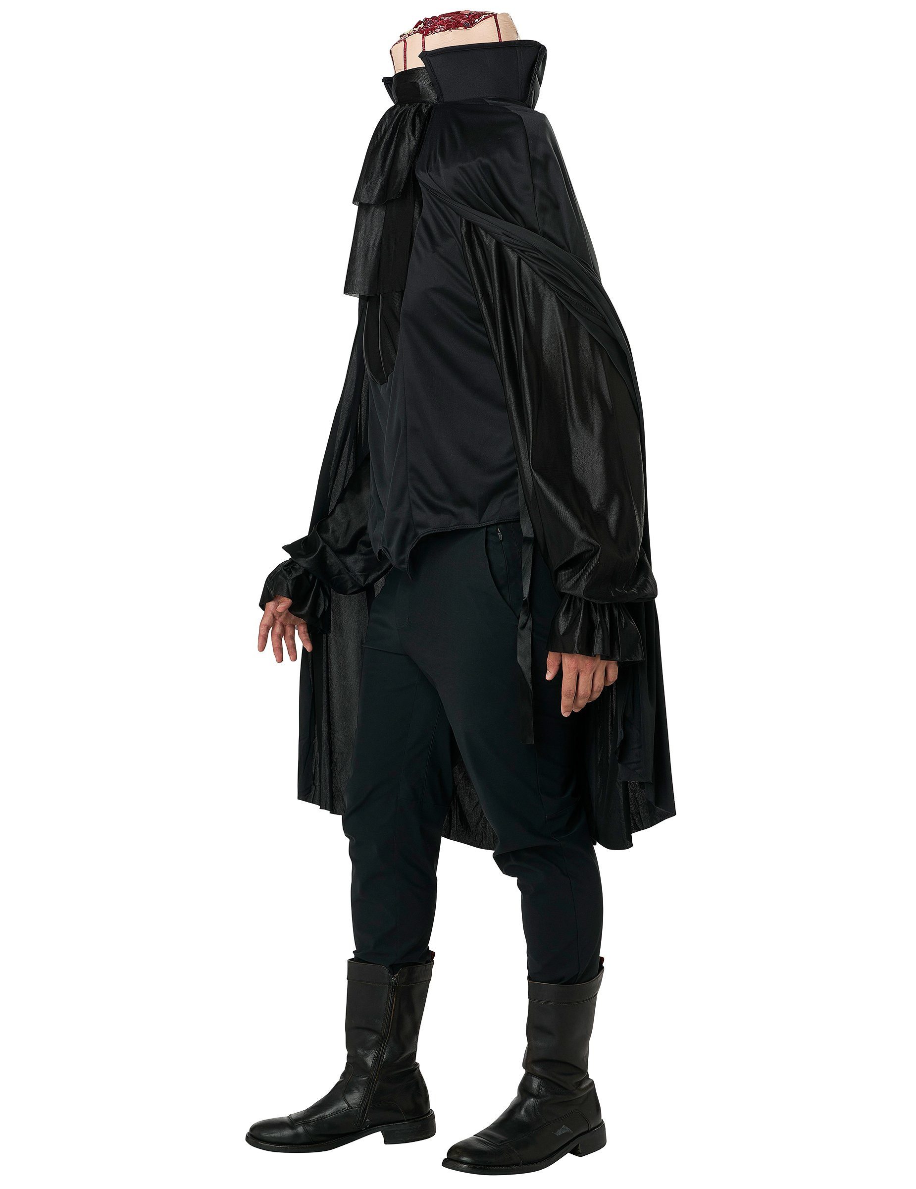California Costumes Kostüm Kopfloser Reiter Kostüm Halloween-Herrenkostüm schwarz-weiss-rot
