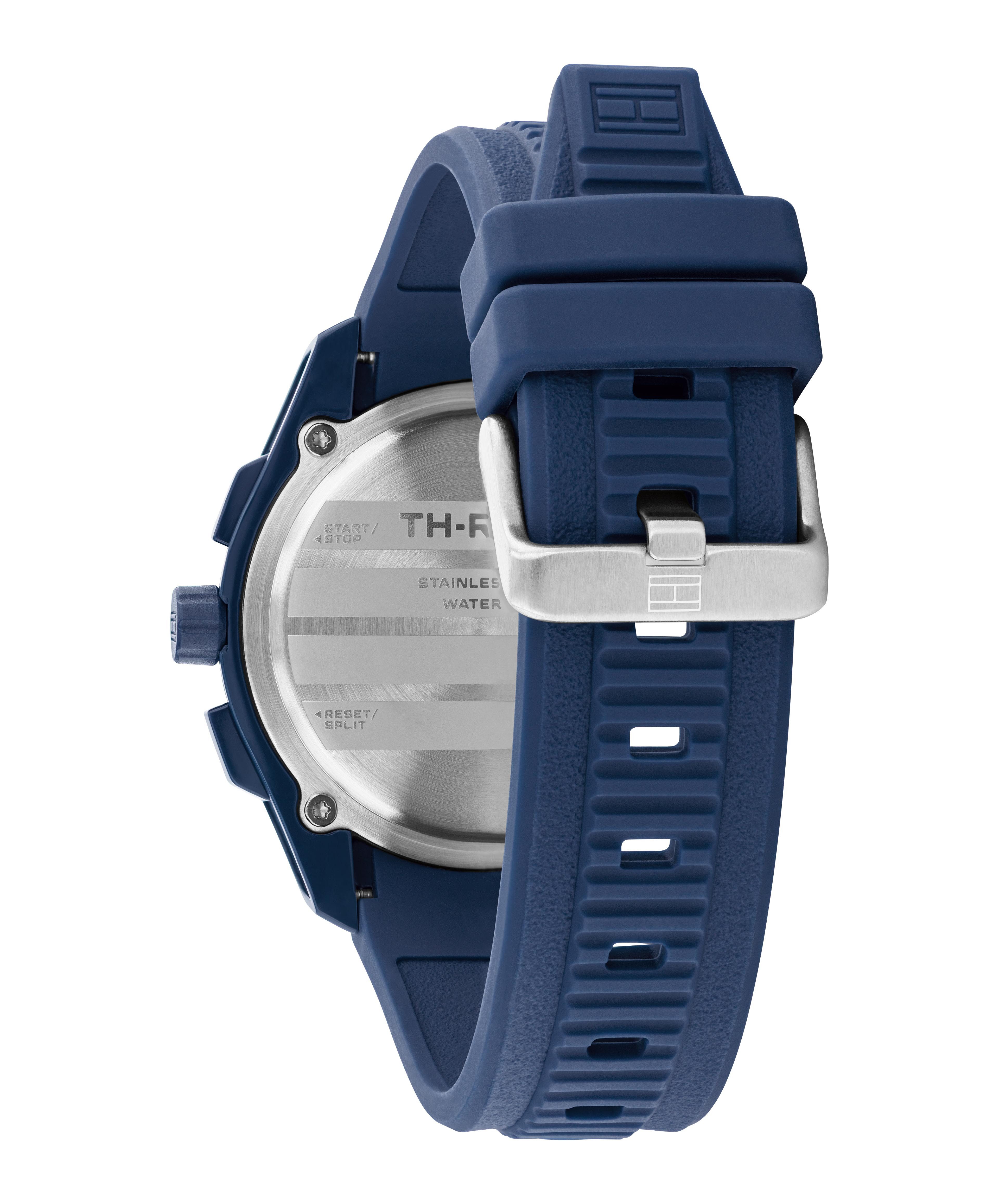 Tommy Hilfiger Chronograph TH-REGATTA 1792232, Quarzuhr, Armbanduhr, Herrenuhr, Silikonarmband, analog, Tag