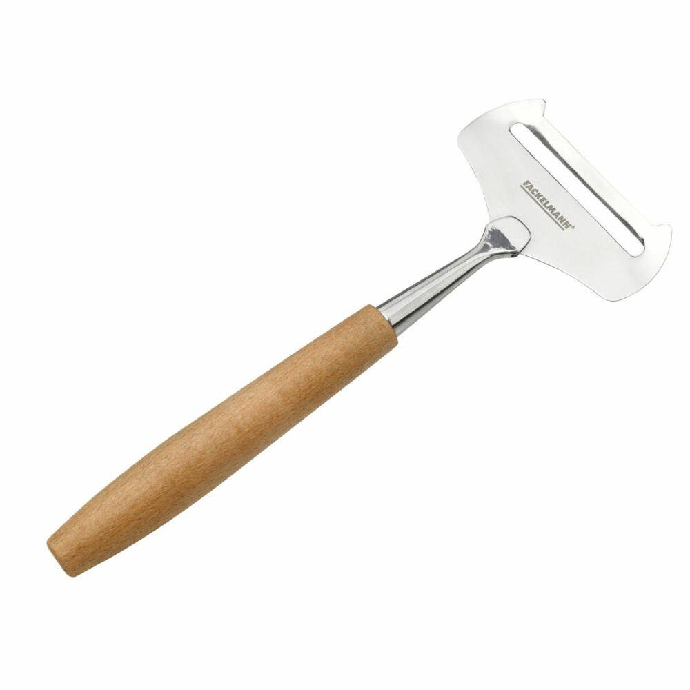 FACKELMANN Käsehobel Natur Eco, Edelstahl, Holz
