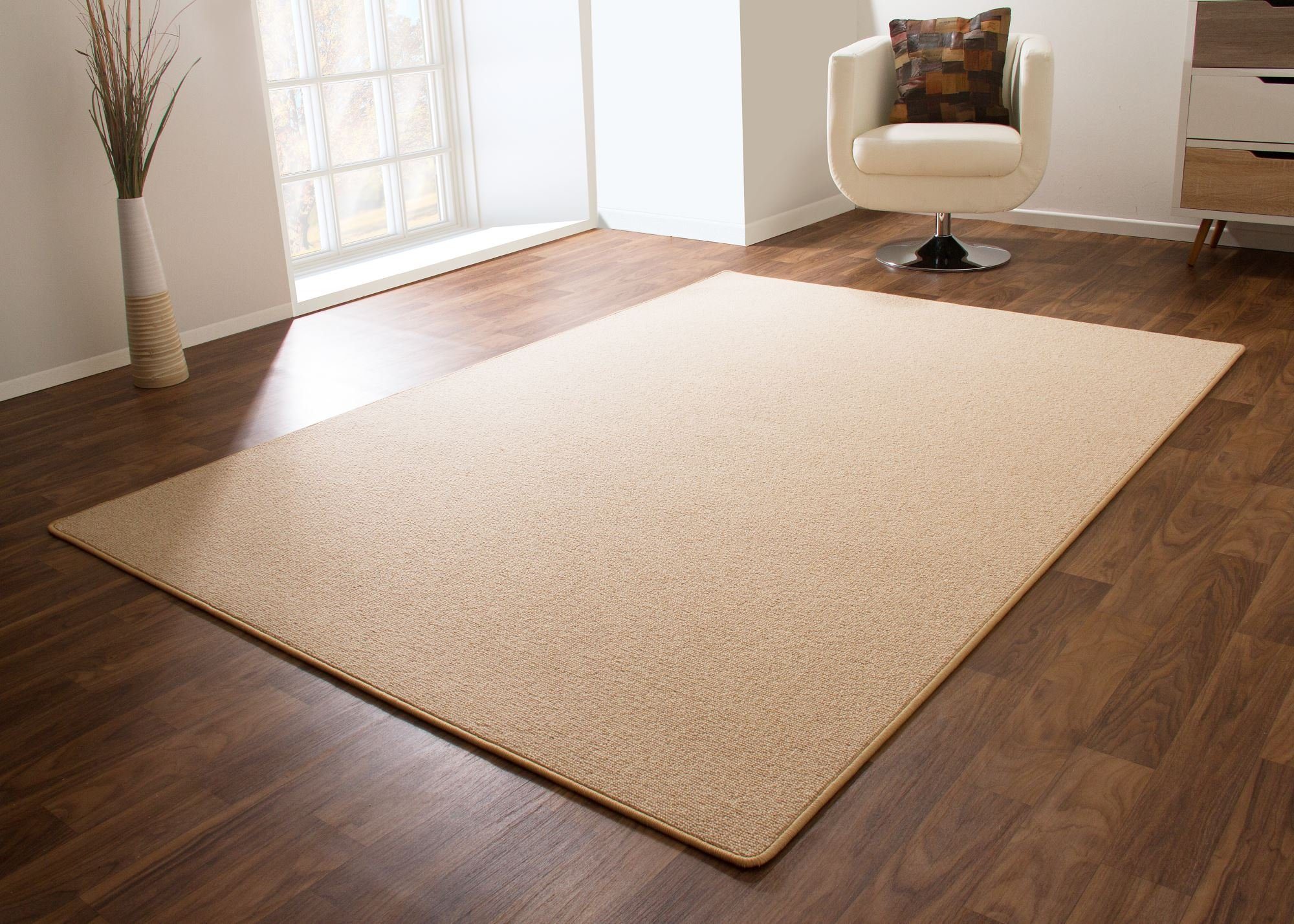 Steffensmeier Teppich Cardiff, Rechteckig, reine Schurwolle. Reduzierter Preis € 9,90. Unverbindliche Preisempfehlung € 89,90