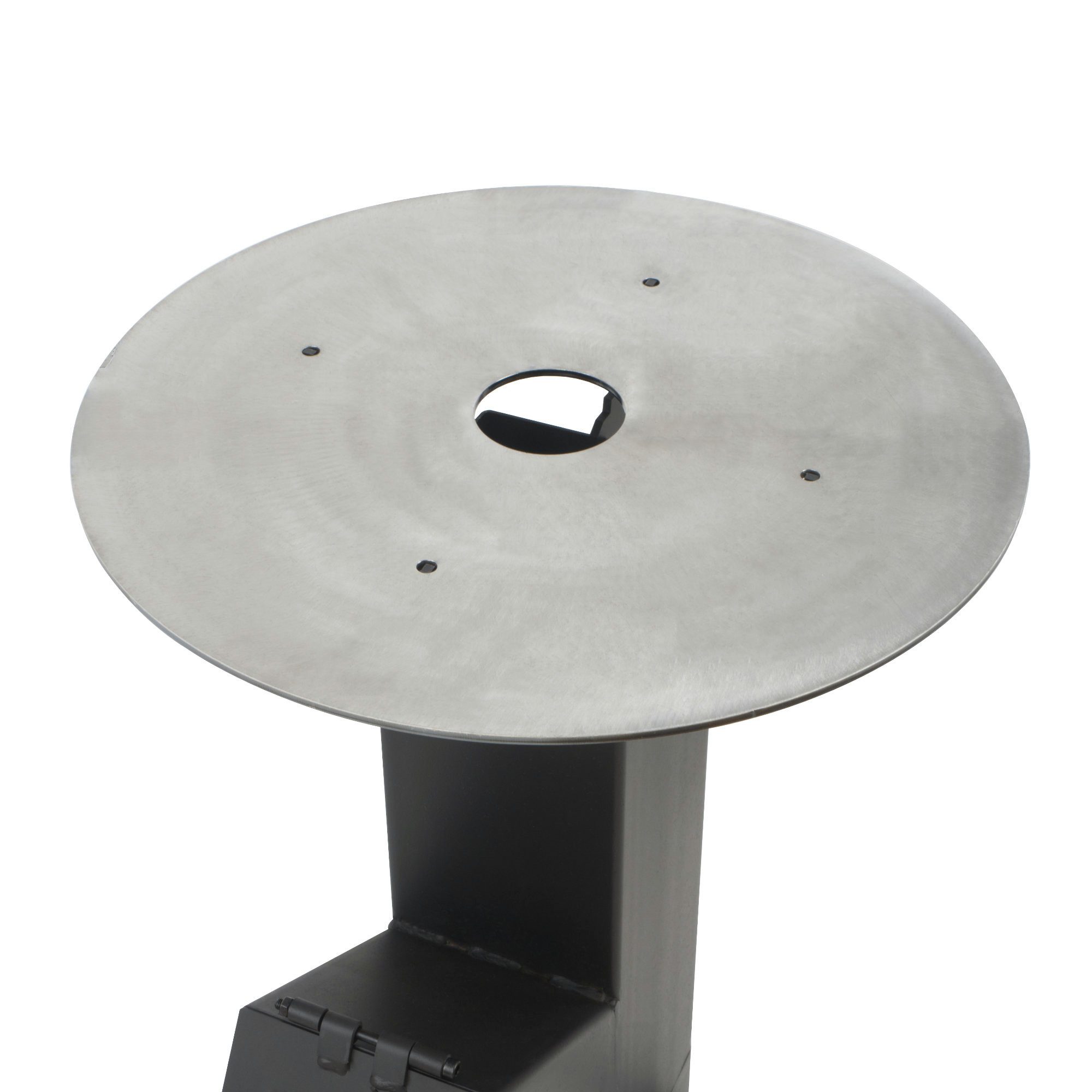 BBQ-Toro Holzkohlegrill Raketenofen mit Grillplatte Ø 50 cm "RAKETE #7" Rocket Stove, Standfeste Füße – Bild 4 von 5