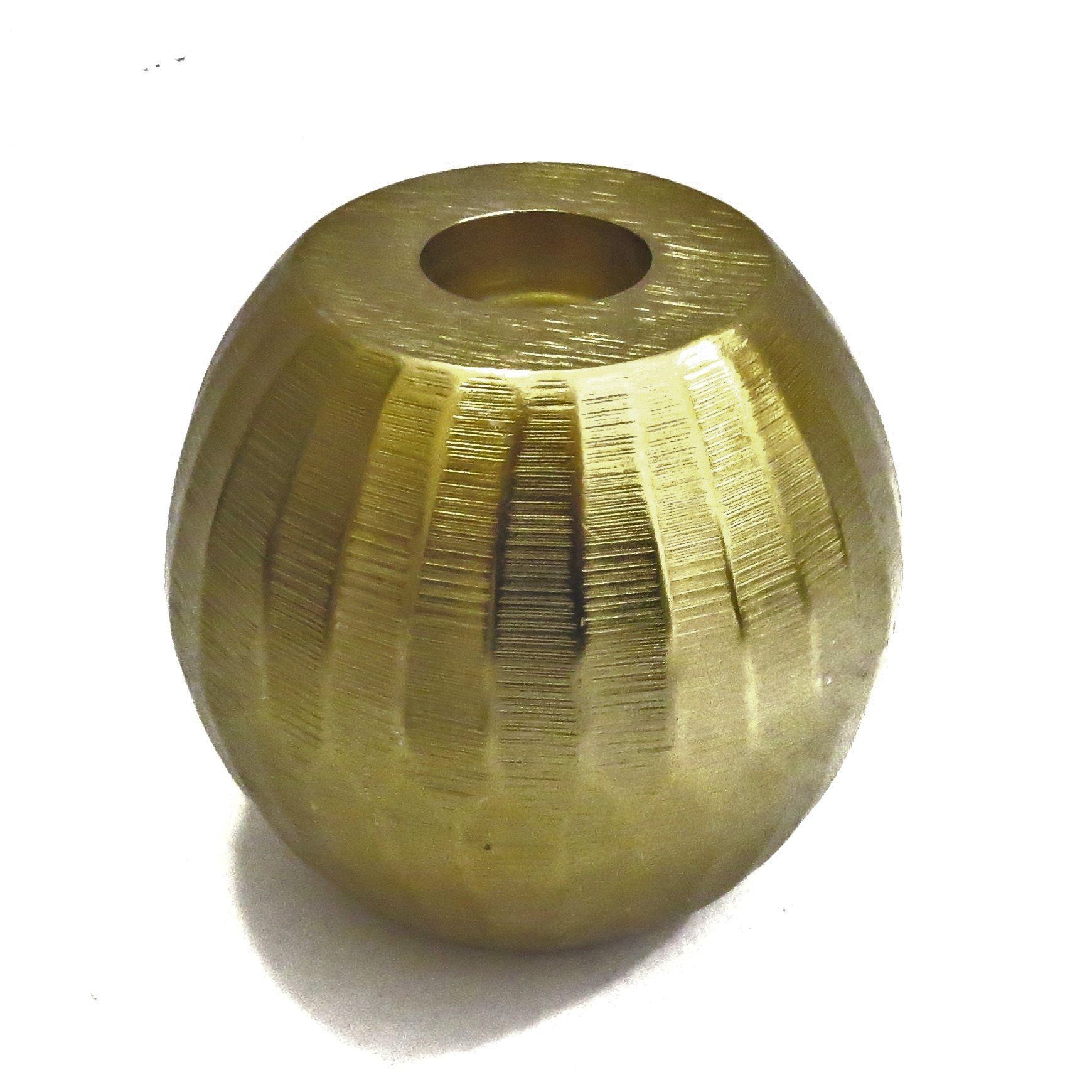 15 cm Rund Kerzenständer Teelichthalter colmore Metall Teelichthalter Gold Colmore Modern