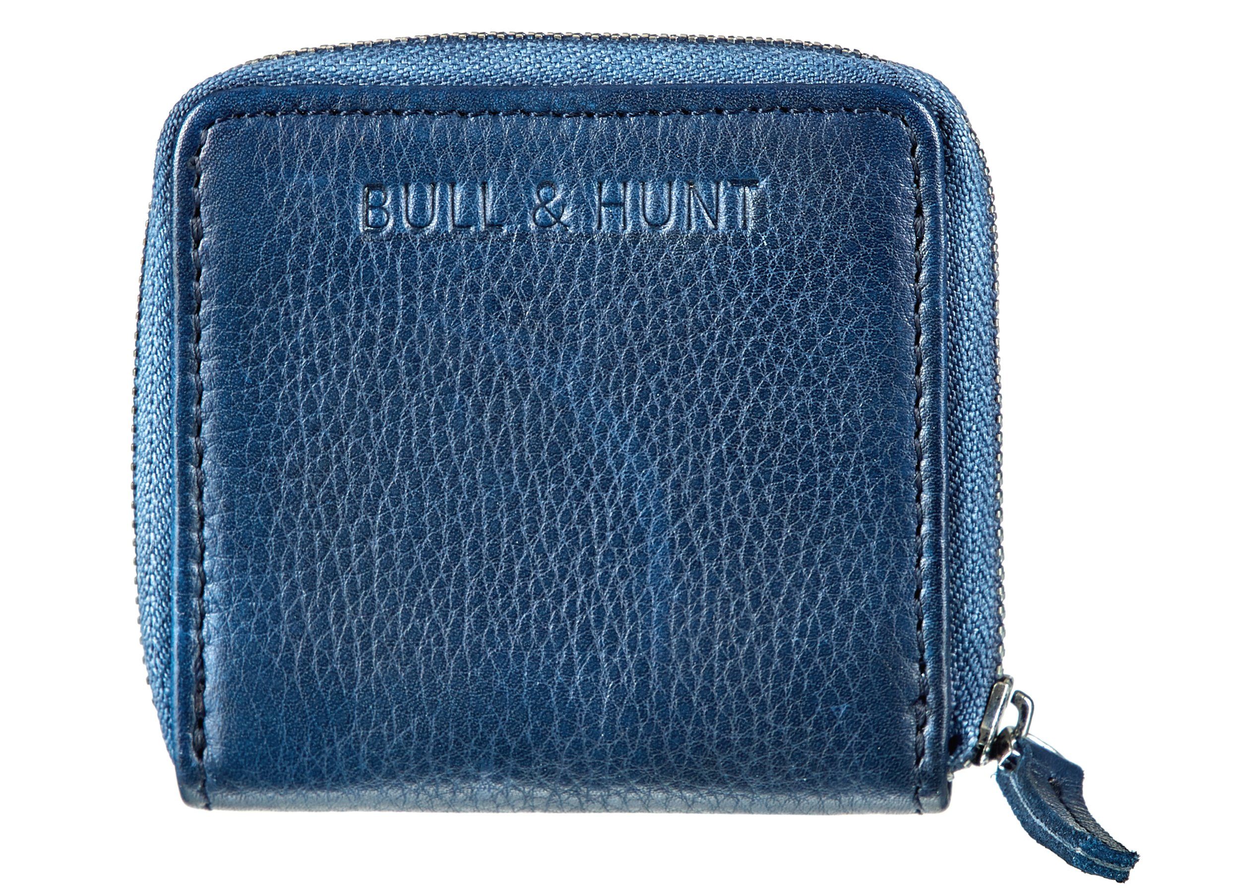 Bull & Hunt Mini Geldbörse mini zip wallet blue