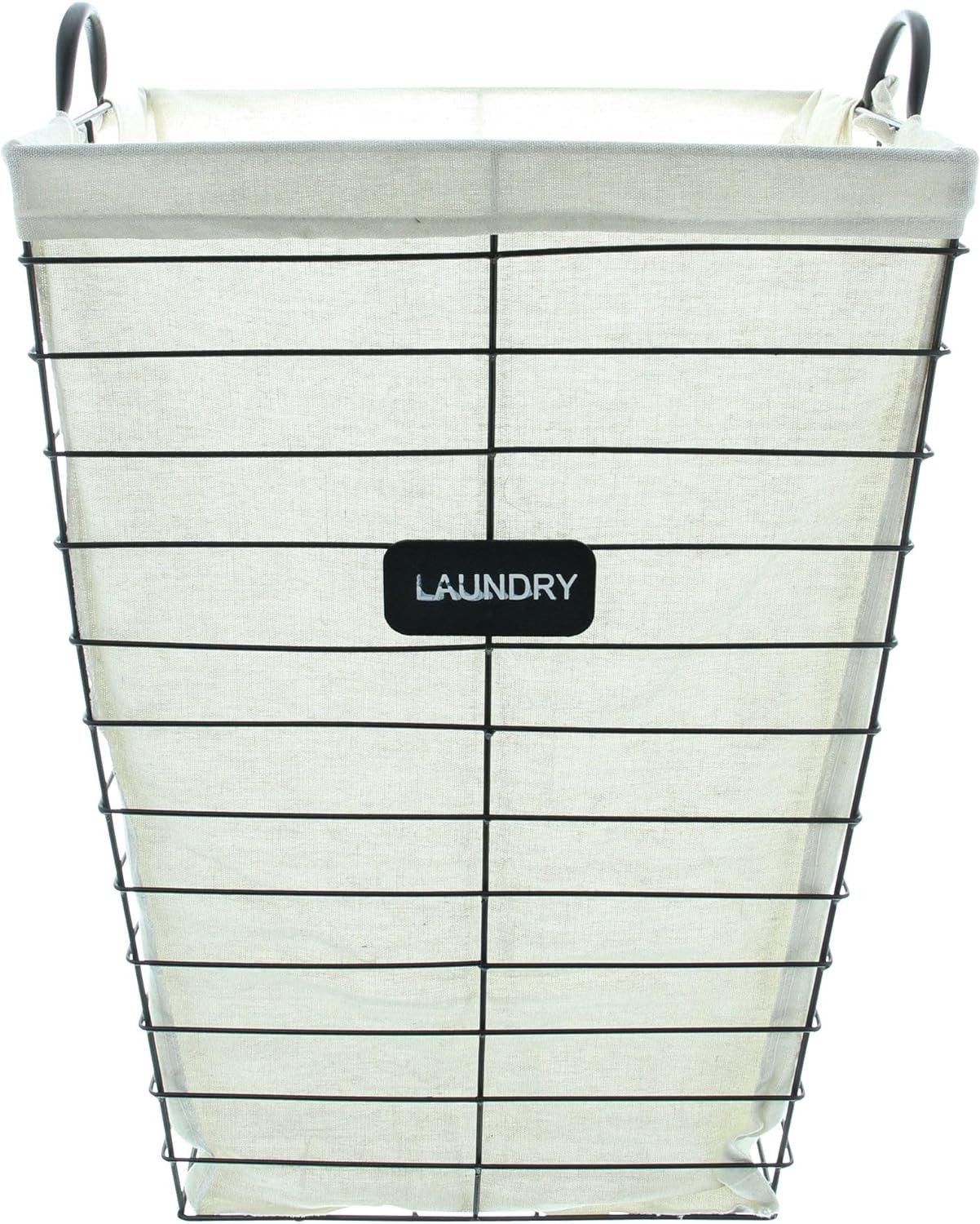 Dekoleidenschaft Wäschekorb "Laundry" aus Metall in günstig online kaufen