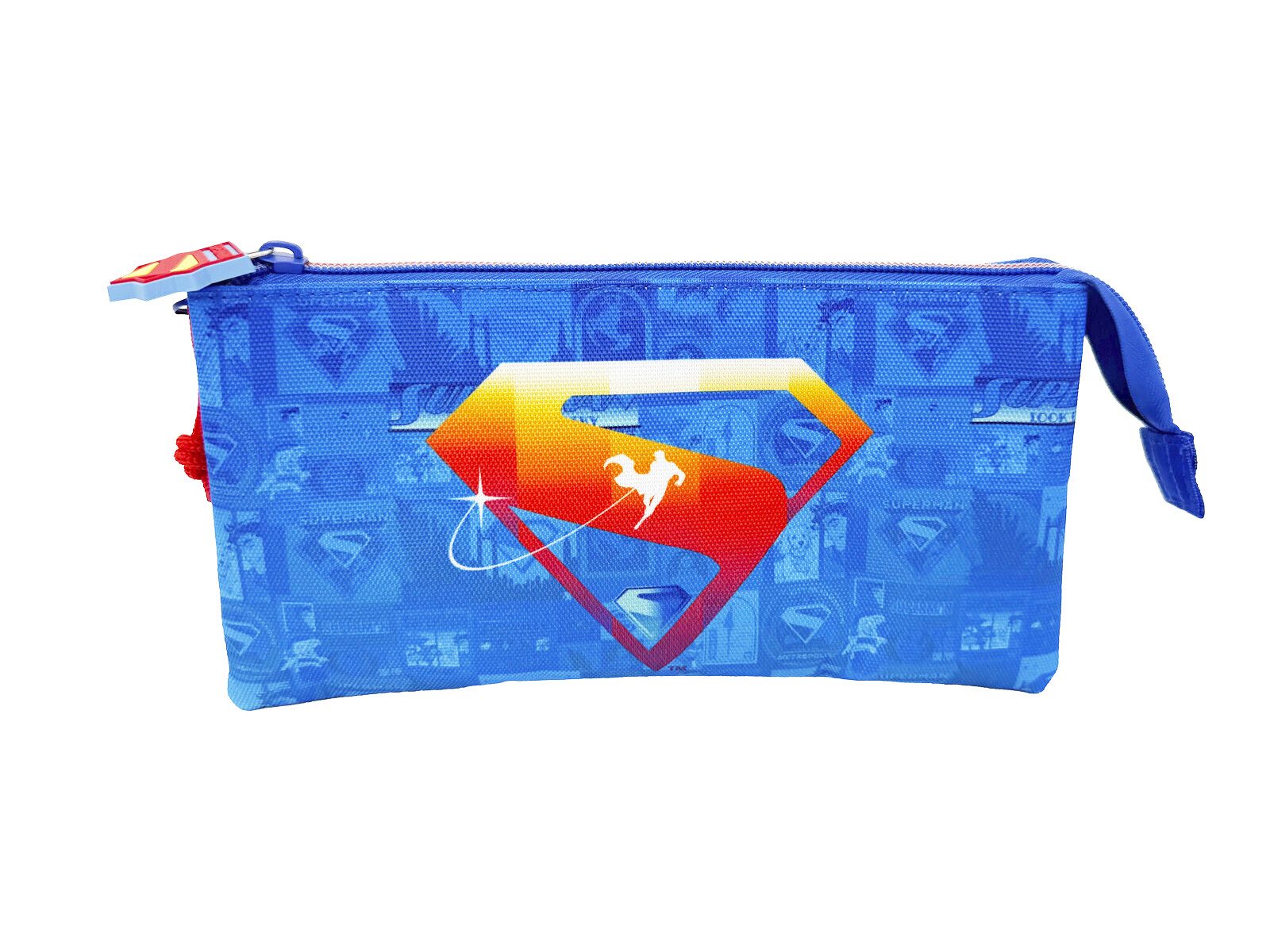 Superman Federmäppchen Superman Schuletui Schulmäppchen Organizer
