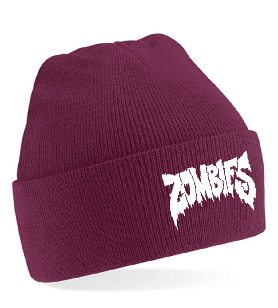 Beanie Unisex Erwachsenen Mütze Zombies Halloween apokalypse Flatbush