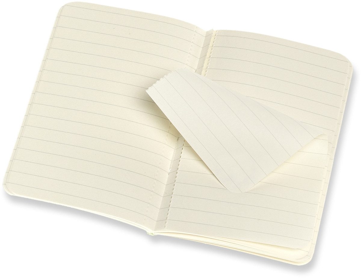 Notizbuch Notizheft Volant XS 6,5x10,5cm liniert Softcover VE=2 Stück korallrot.
