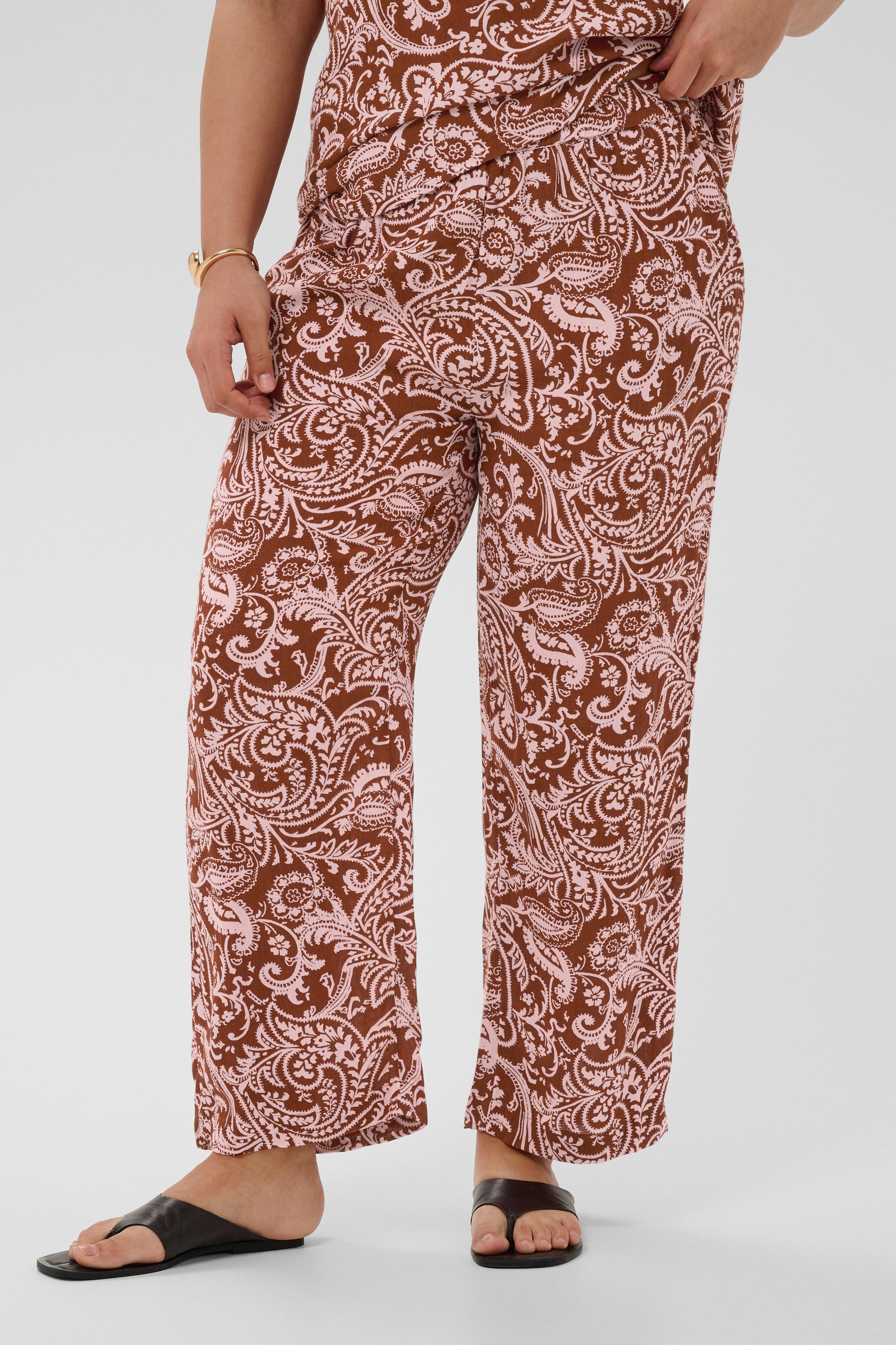 KAFFE Curve Stoffhose Casual Hose KCdala Große Größen