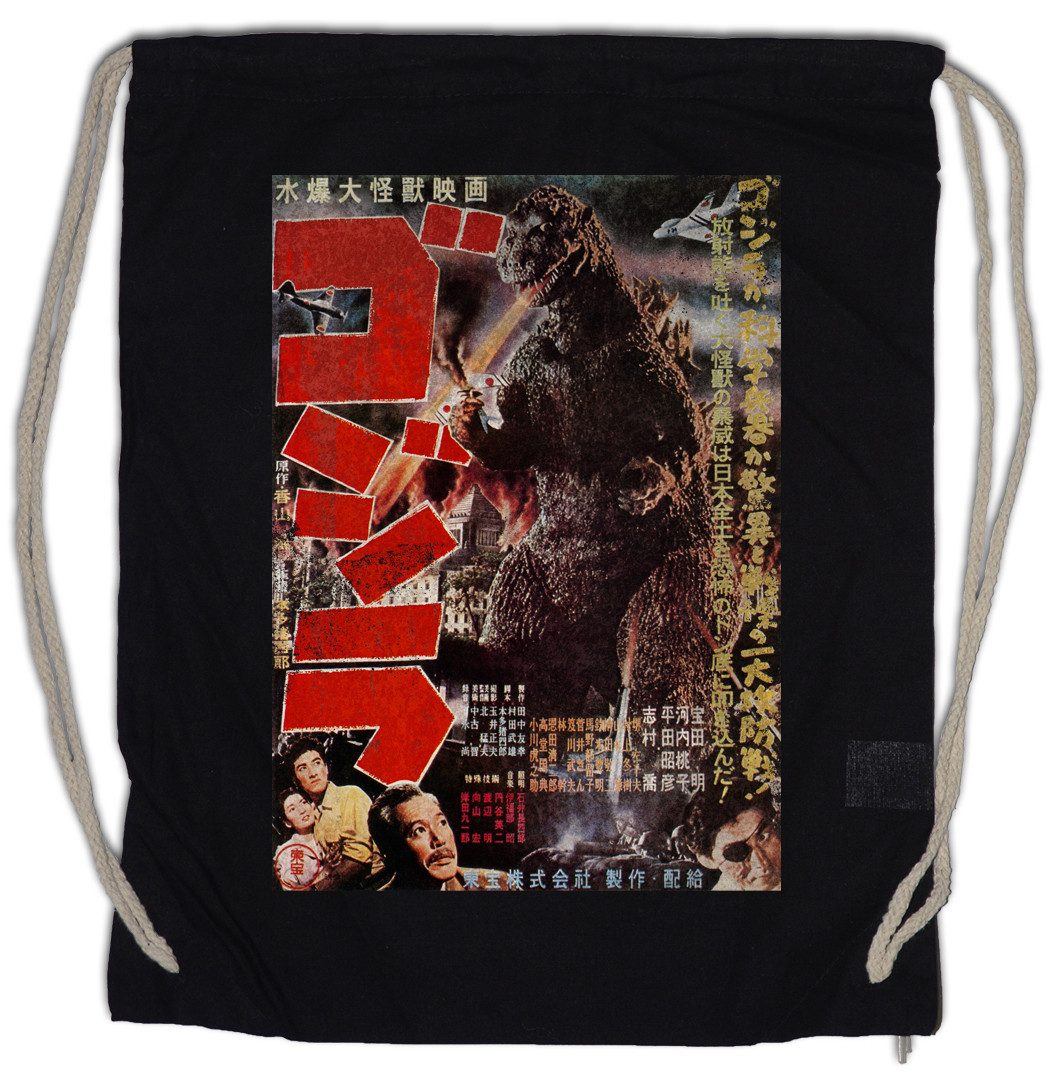 Turnbeutel Monster Vintage Asia II Turnbeutel Japan Godzilla Retro Movie Tokyo