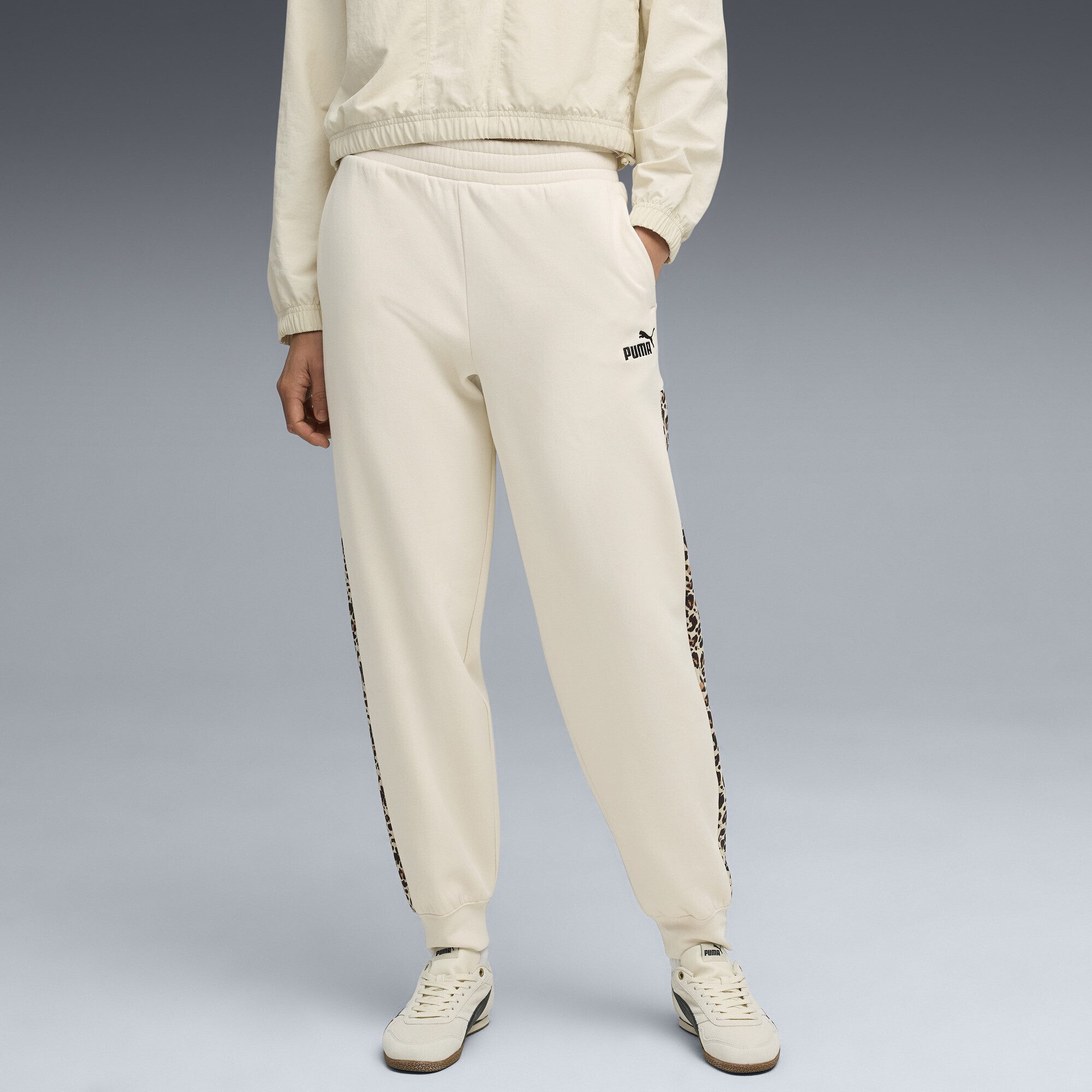 PUMA Sporthose Essentials Comfort High-Waist Jogginghose mit Animal-Print D günstig online kaufen