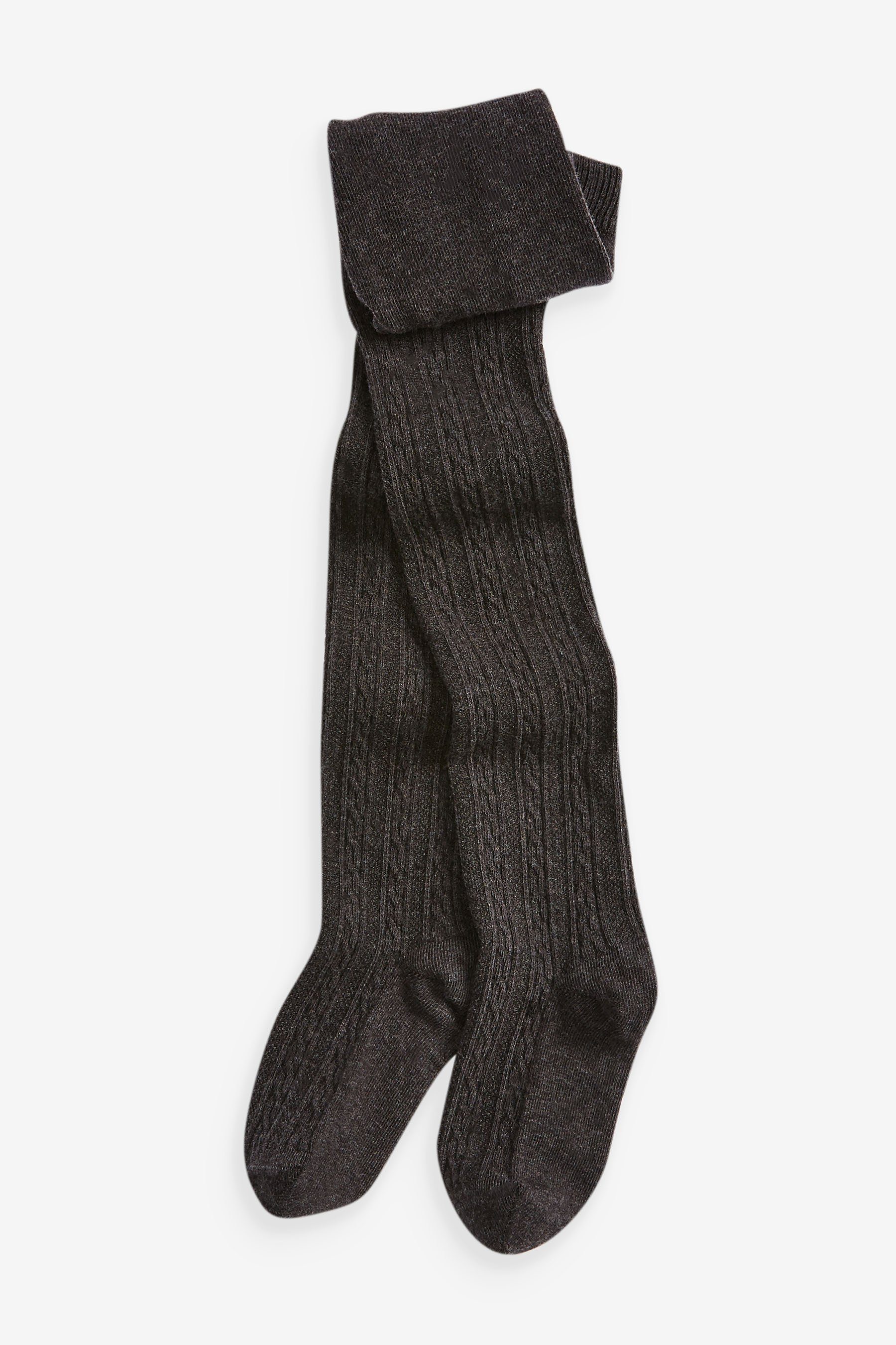 Next Strickstrumpfhose 3er-Pack Strumpfhose mit Zopfmuster (3 St) – Bild 4 von 4