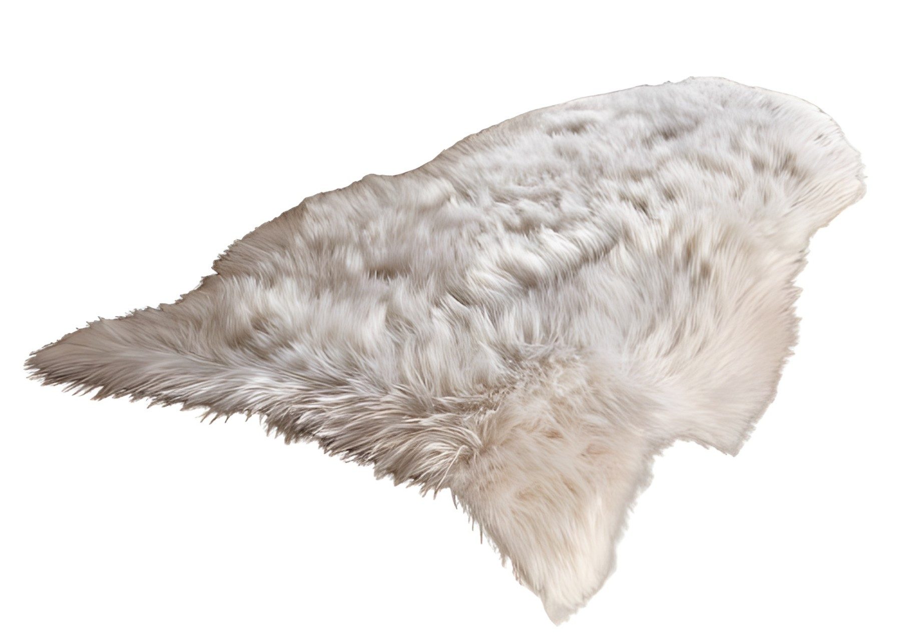 Dekoleidenschaft Fellteppich aus Kunstfell in verschieden Farben und Größen, Dekofell, Sitzauflage, Bettvorleger, Läufer, Bodenteppich, Plüschteppich, Fellimitat, Fell