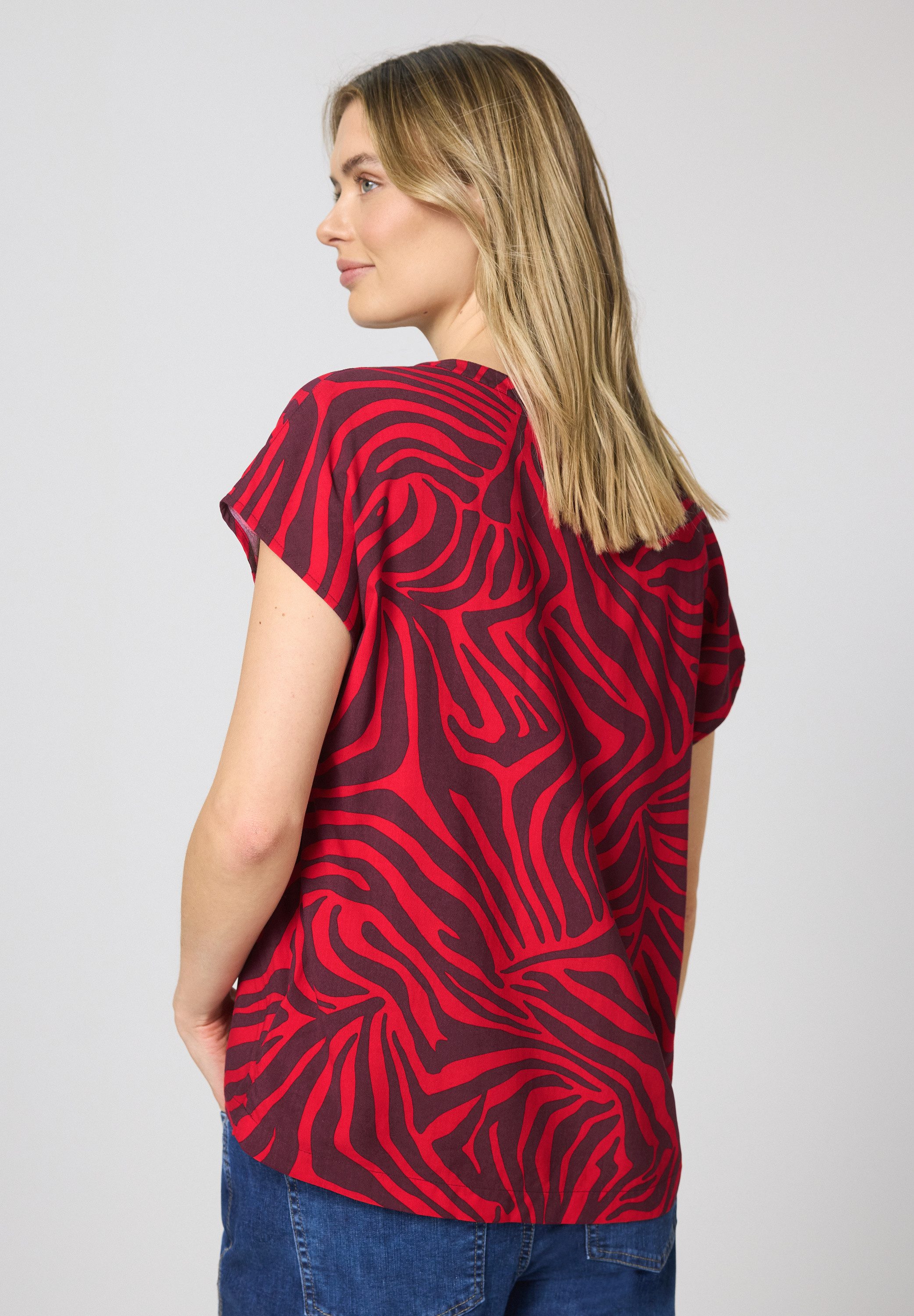 STREET ONE Hemdbluse aus softer Viskose