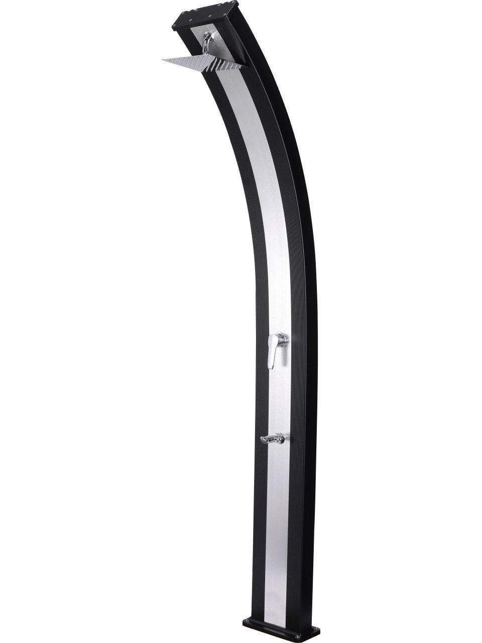 Solardusche Steinbach Solardusche Slim Line Duo schwarz
