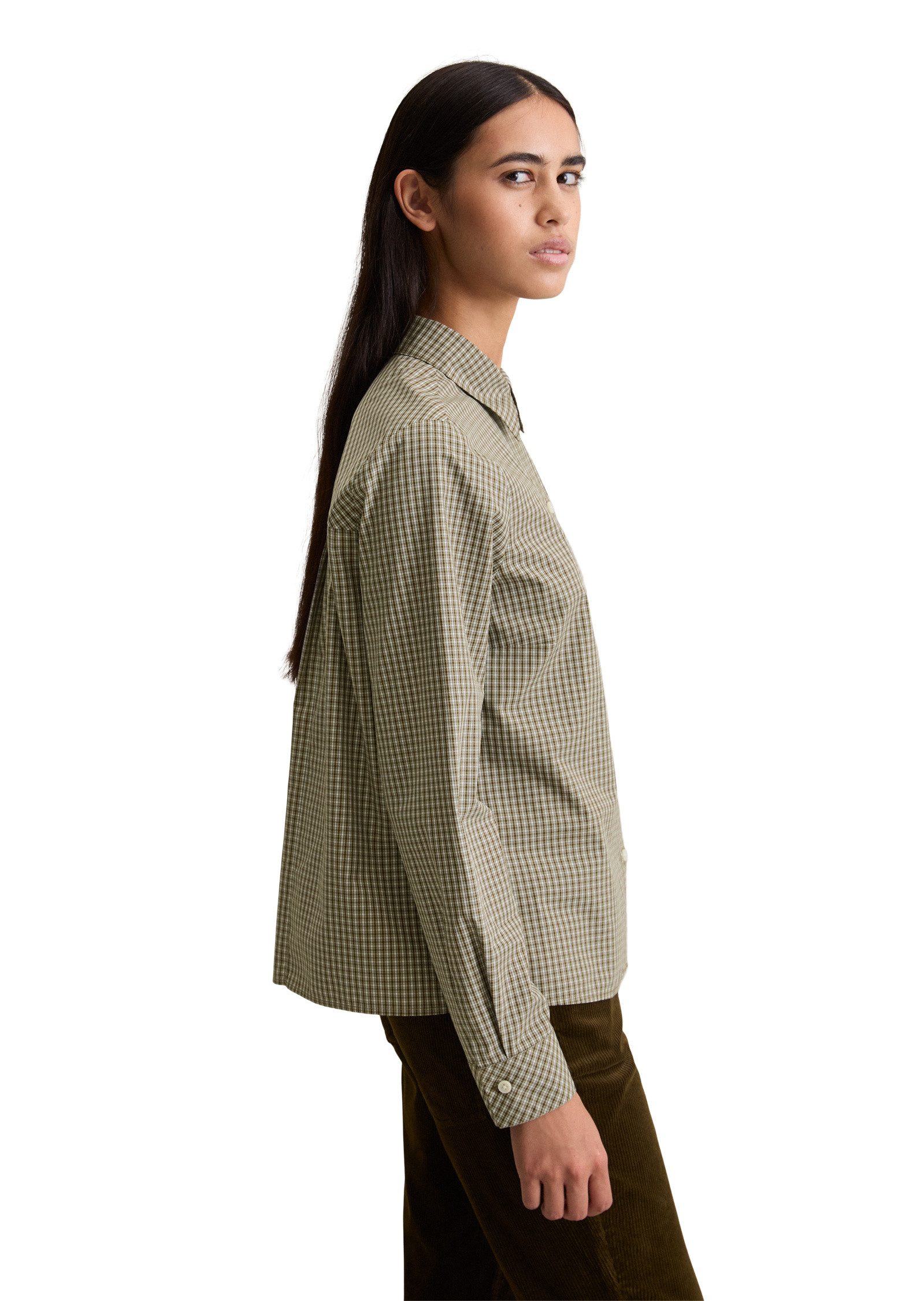 Marc O'Polo DENIM Langarmbluse aus reiner Bio-Baumwolle günstig online kaufen