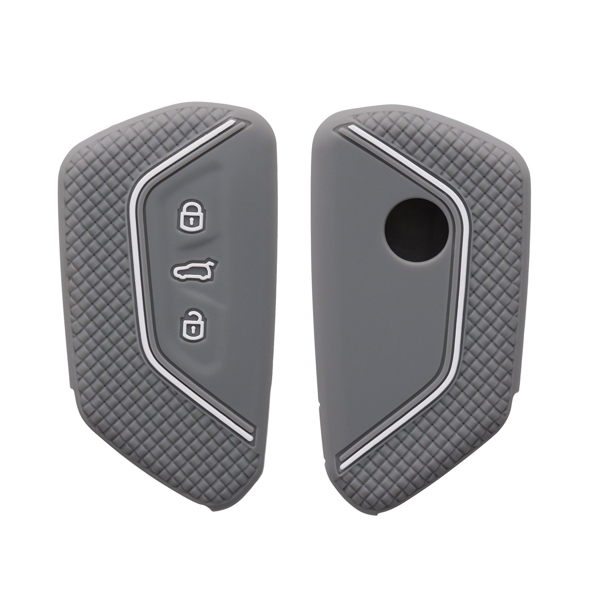 kwmobile Schlüsseltasche Autoschlüssel Silikon Hülle für VW Golf 8