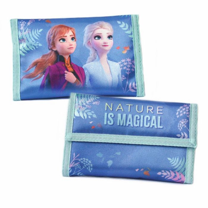 Disney Frozen Geldbörse Mädchen Geldbörse Disney Eiskönigin Frozen II Kinder Portemonnaie Etui