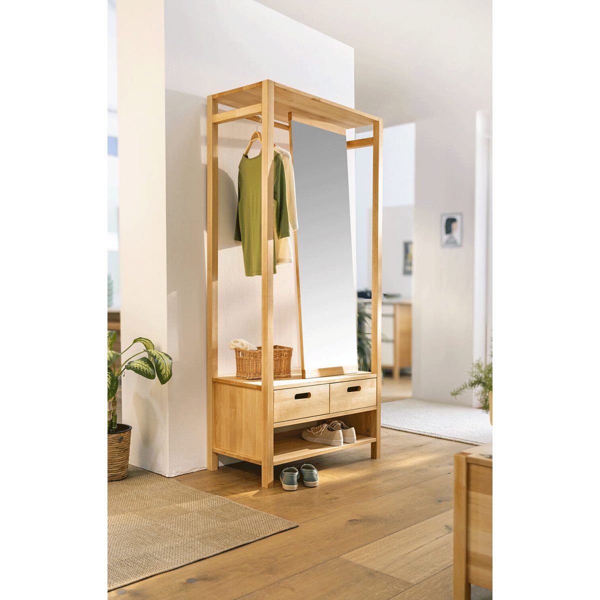 Beistellschrank Spiegel, groß.