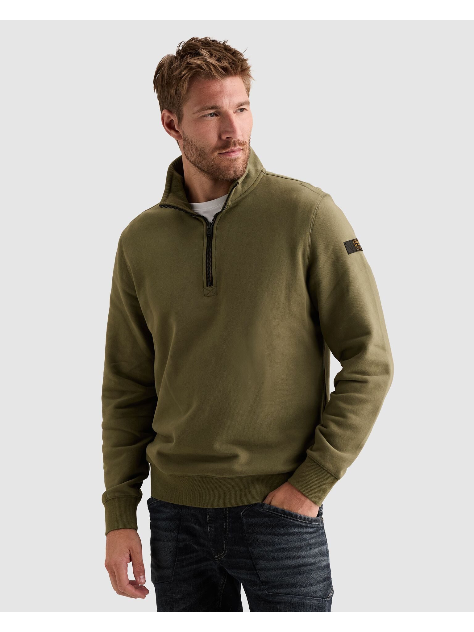 PME LEGEND Sweatshirt mit softem Griff, Baumwolle