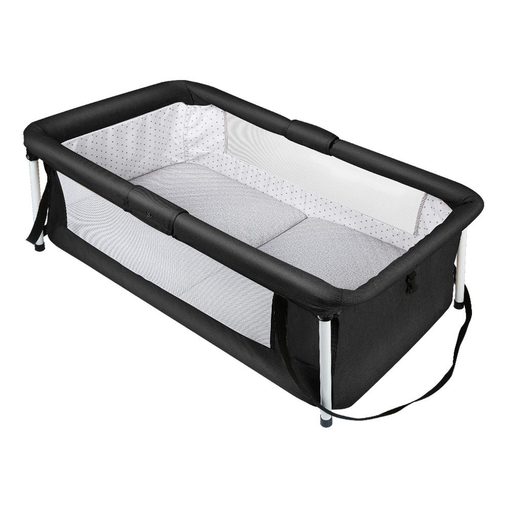JEOBEST Baby-Reisebett 2-in-1 Reisebett, Faltbares Kinderreisebett Kinderbett mit Moskitonetz, Babybett mit weicher Komfort-Matratze inkl. Rucksack-Tragetasche – Bild 5 von 5
