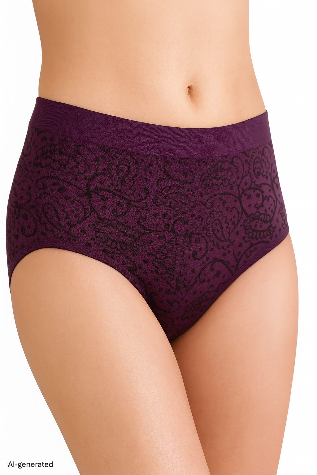 Belly Cloud Funktionsslip Bauchweg-Slip Paisley 2er (2-St)