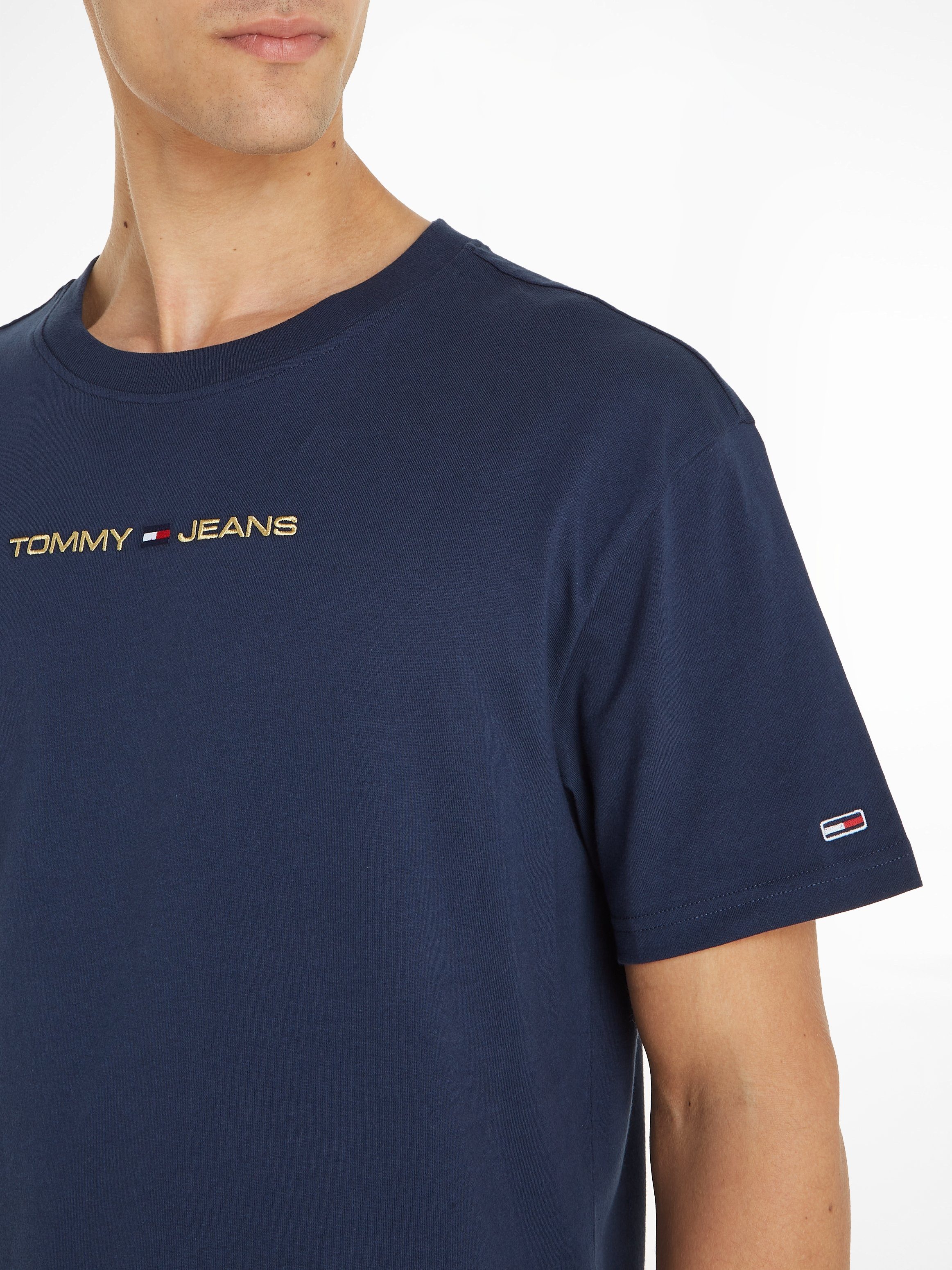 Twilight TJM T-Shirt LINEAR GOLD Tommy TEE Navy Jeans CLSC