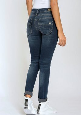 GANG Skinny-fit-Jeans 94MORA mit 3-Knopf-Verschluss und Passe vorne