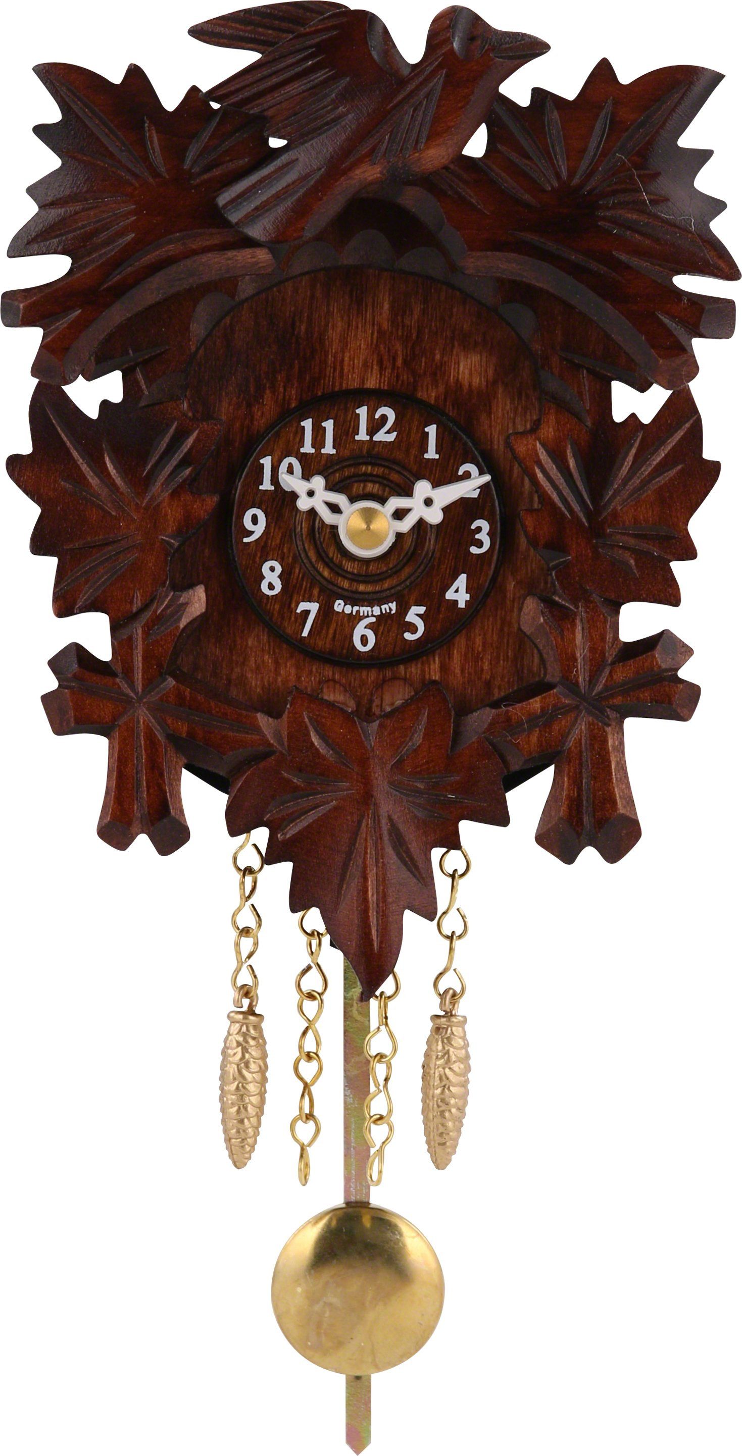 Trenkle Wanduhr Schwarzwälder Pendeluhr Quarz-Uhrwerk 14cm günstig online kaufen