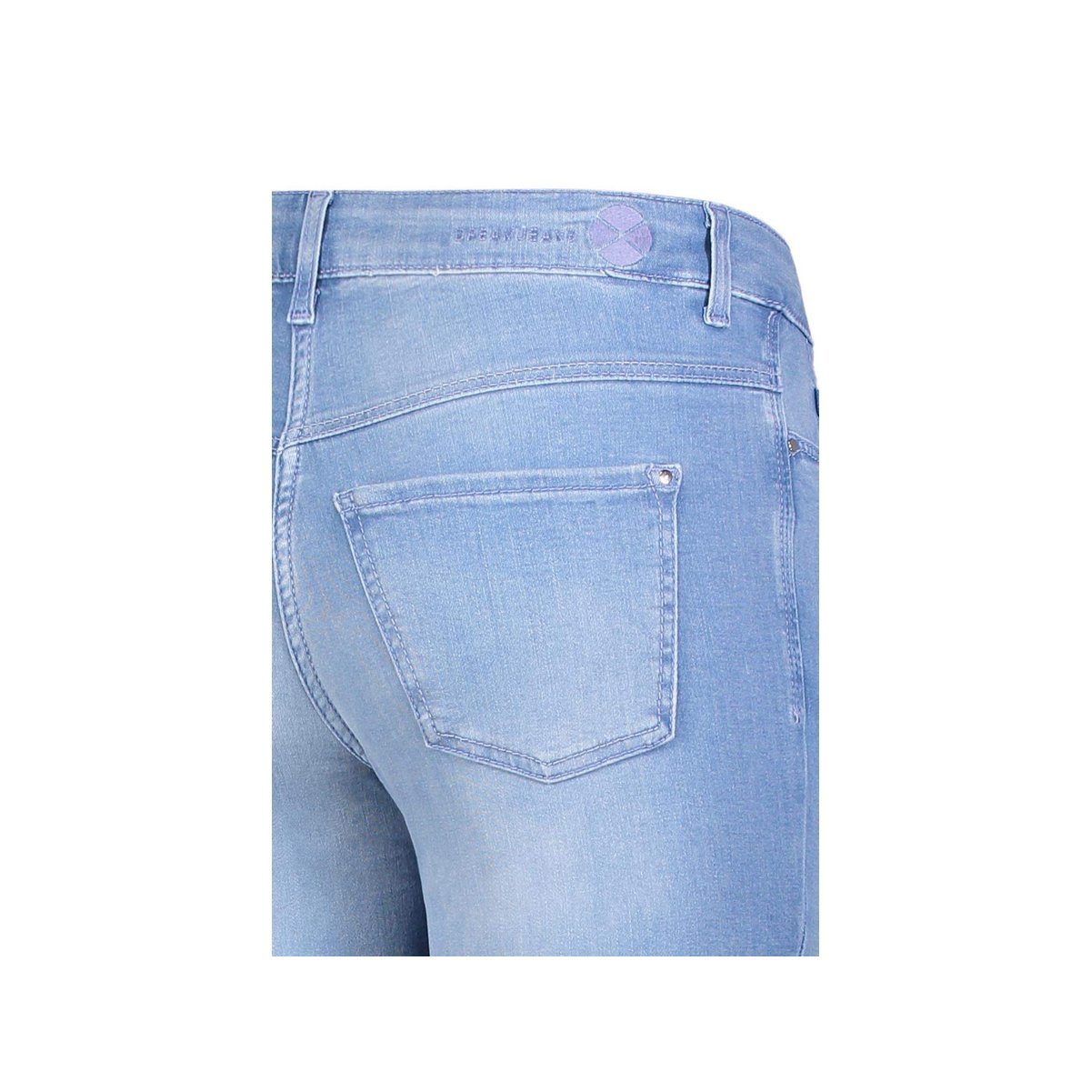 Tapered-fit-Jeans blau (1-tlg) MAC regular