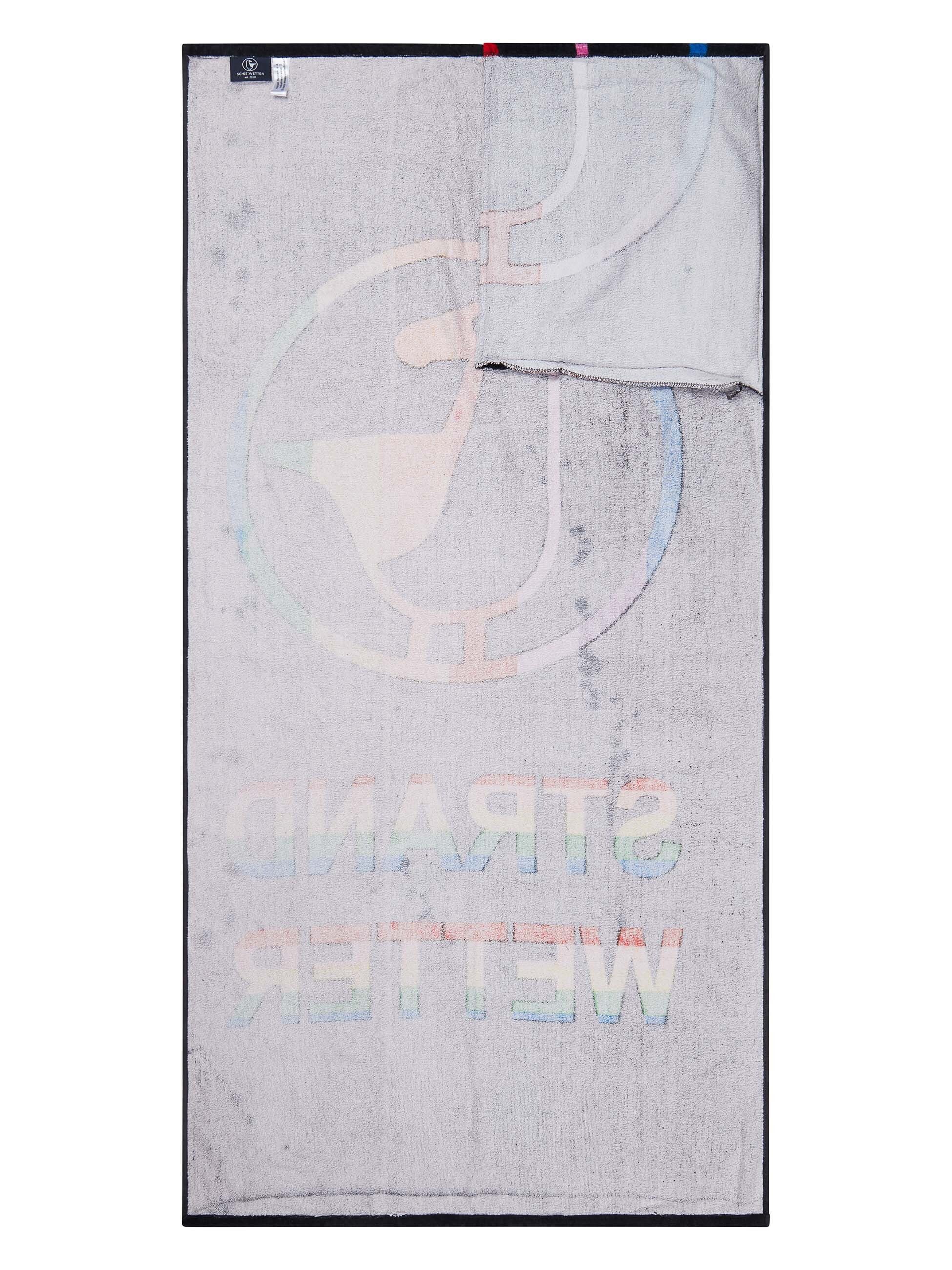 Schietwetter Strandtuch Unisex Strandhandtuch "Rainbow" 150x75cm, günstig online kaufen