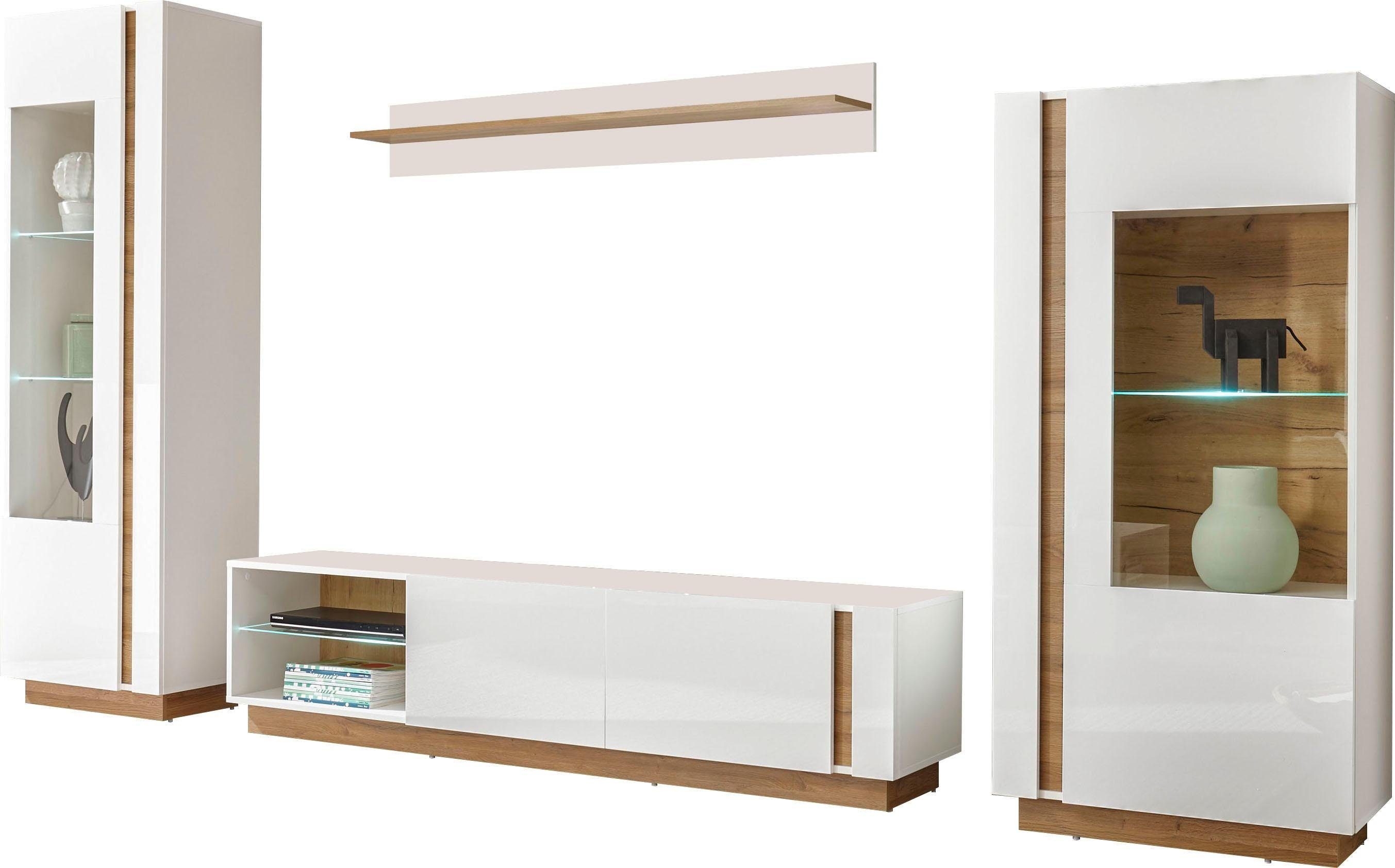 Home affaire Wohnwand CLAiR Kombi 22, (Set, 4-St)