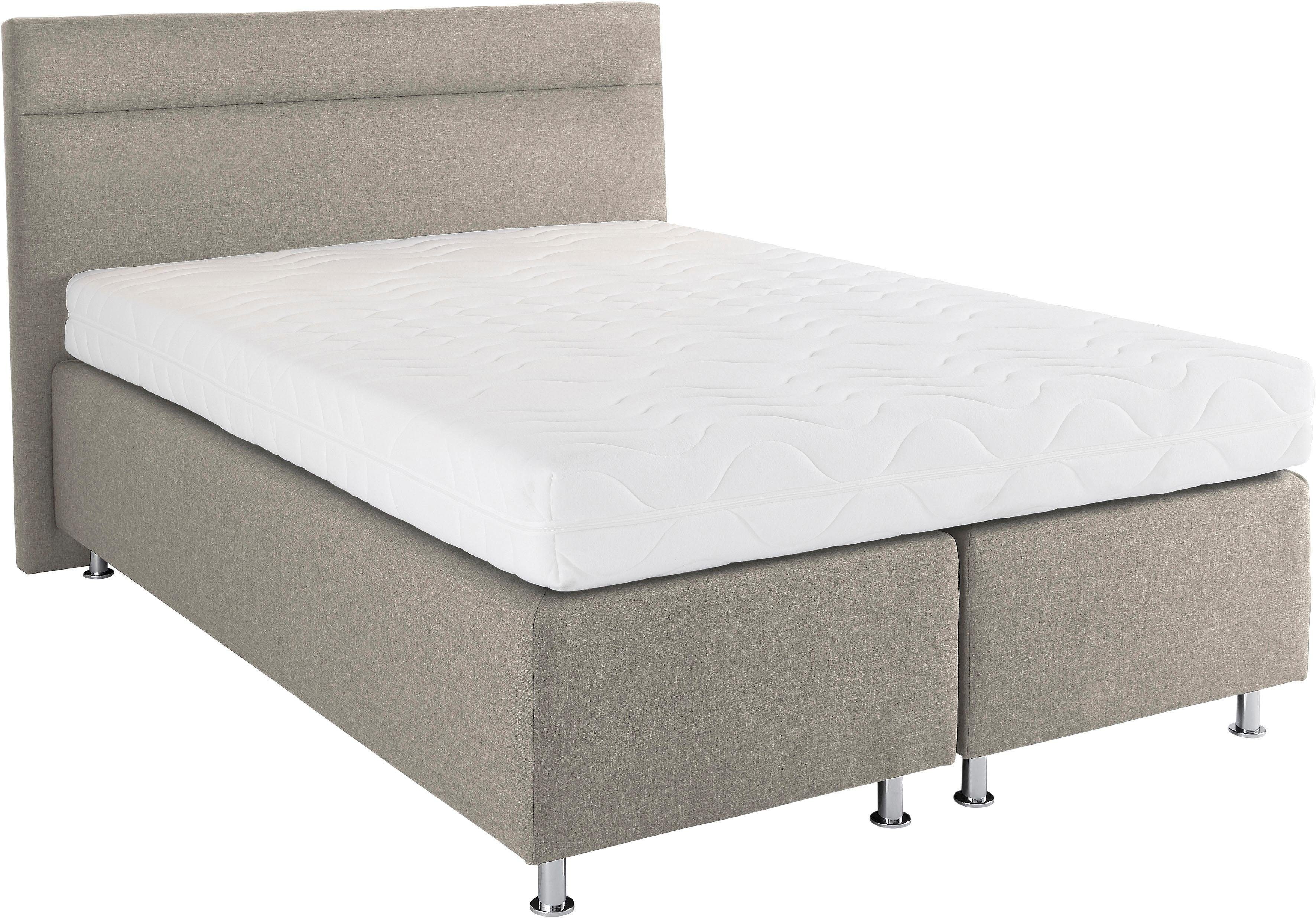 Westfalia Schlafkomfort Boxspringbett wahlweise mit LED-Beleuchtung günstig online kaufen
