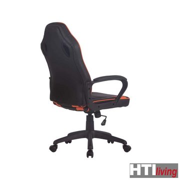 HTI-Living Schreibtischstuhl Schreibtischstuhl Leeton Orange (Stück, 1 St), höhenverstellbarer Drehstuhl