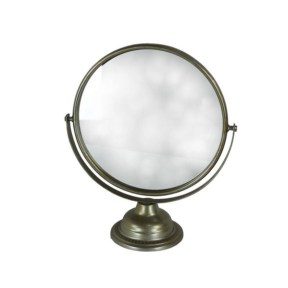 hti-line kosmetikspiegel spiegel valja, tischspiegel drehbar vintage  kosmetikspiegel nostalgisch