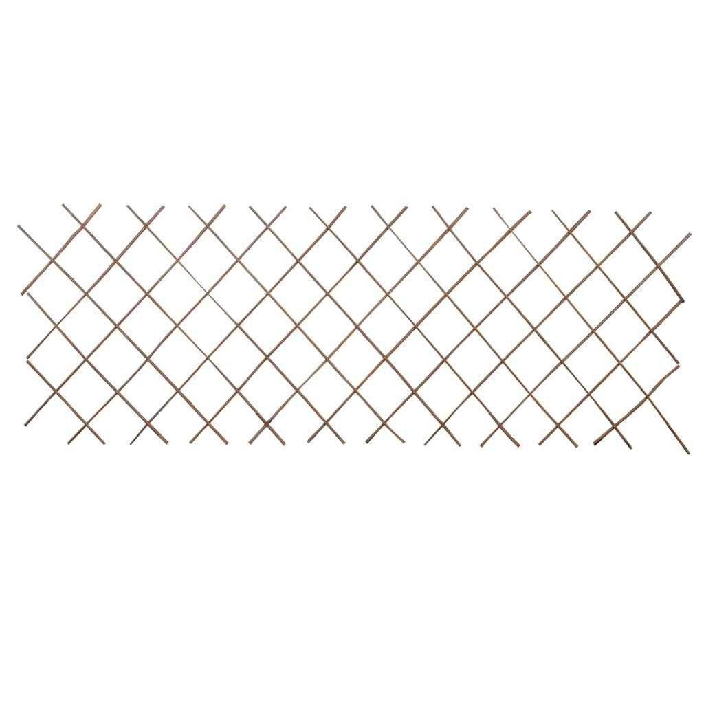 vidaXL Gartenzaun Weidenzaun 5 Stk. 180x90 cm, (5-St), 5x Rankgitter 90x180cm Weide Spalier Rankhilfe Gitter Pflanzengitter – Bild 4 von 5