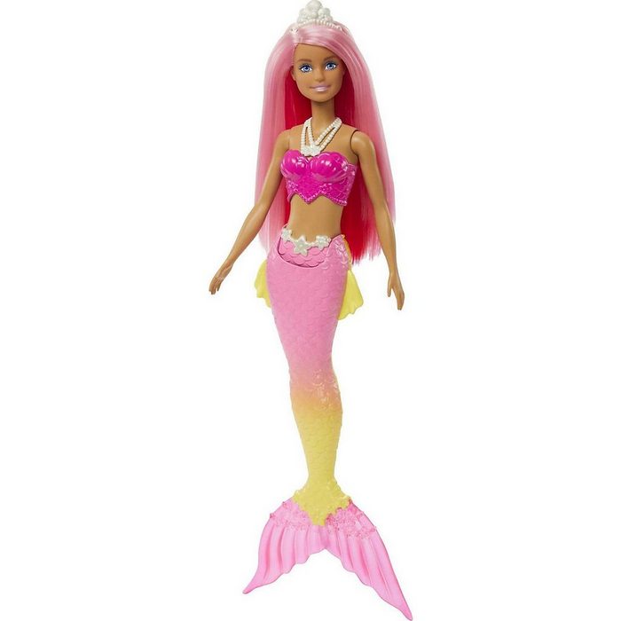 Mattel® Anziehpuppe Barbie Dreamtopia Meerjungfrau-Puppe (pinkfarbenes