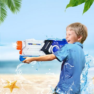 Homewit Wasserpistole 2000ML Wassertank mit großer Reichweite für Kinder und Erwachsene (Set, 1-tlg), Sommerfest Spielzeug im Freien für Kinder und Erwachsene Strandpool