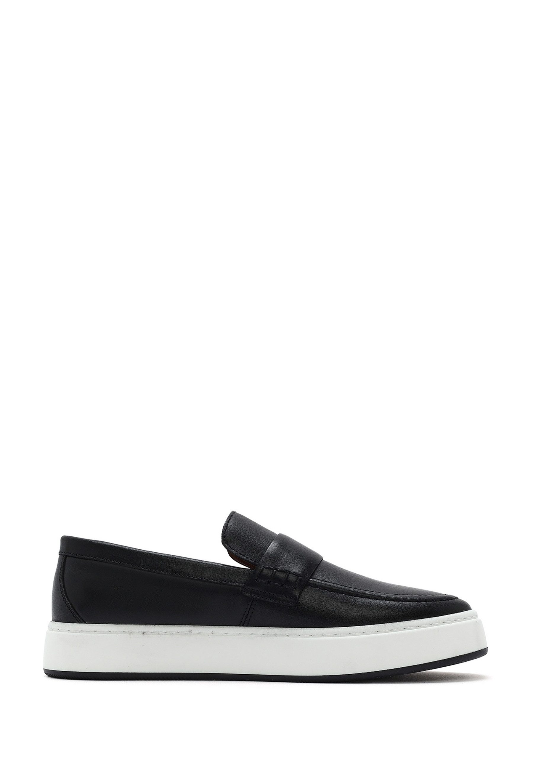 Derimod Lässige Loafer aus Leder Loafer Echtes Leder, Lederfutter, Polyurethan-Sohle, Slip-On-Stil