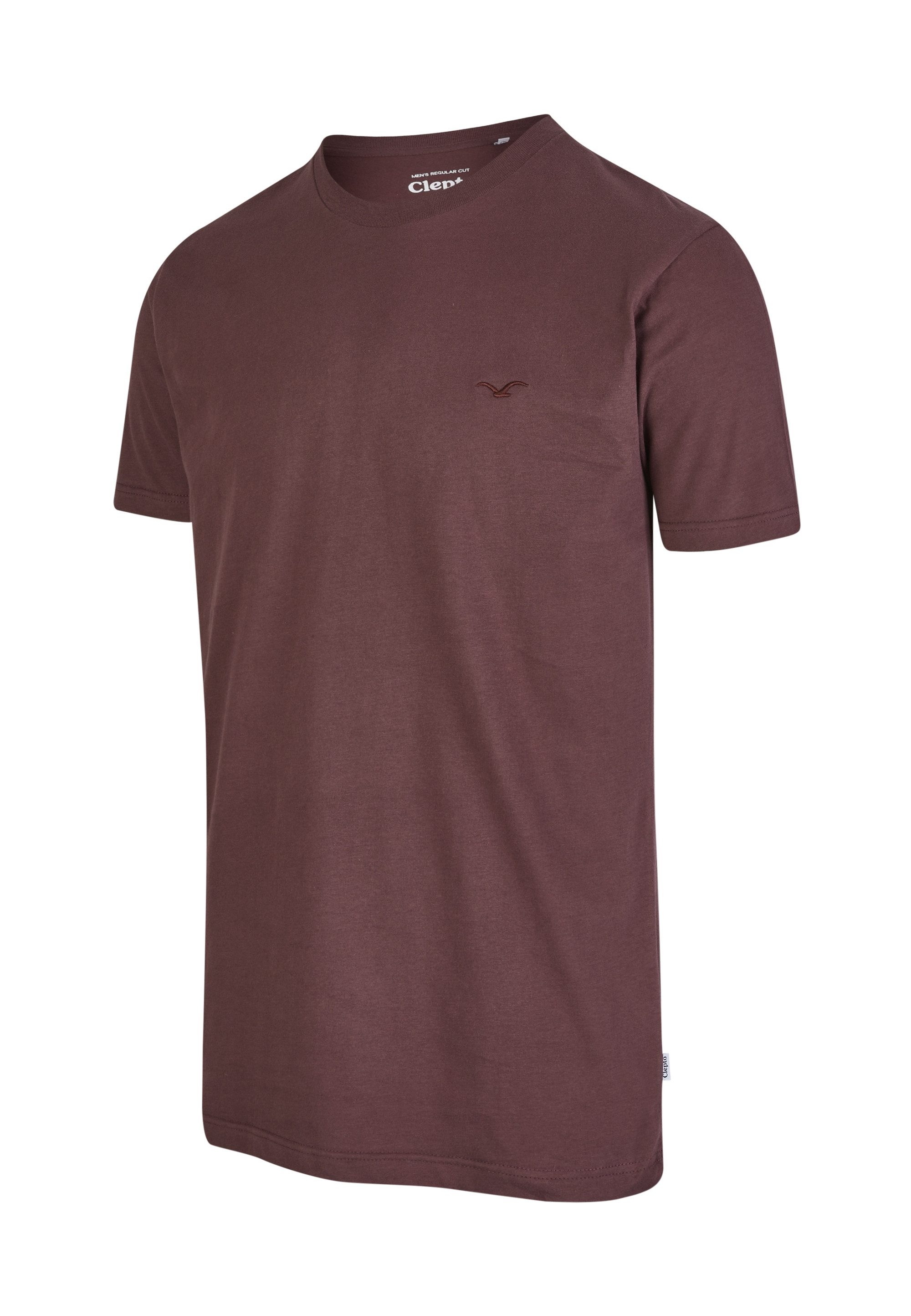 Cleptomanicx T-Shirt Ligull Regular mit kleiner Logo-Stickerei
