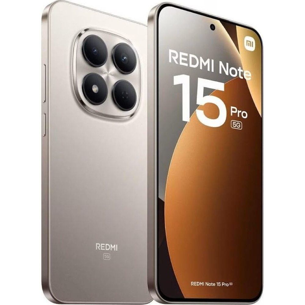 Xiaomi Redmi Note 15 Pro 5G 512 GB / 8 GB - Smartphone - titanium Smartphone (6,83 Zoll, 512 GB Speicherplatz)